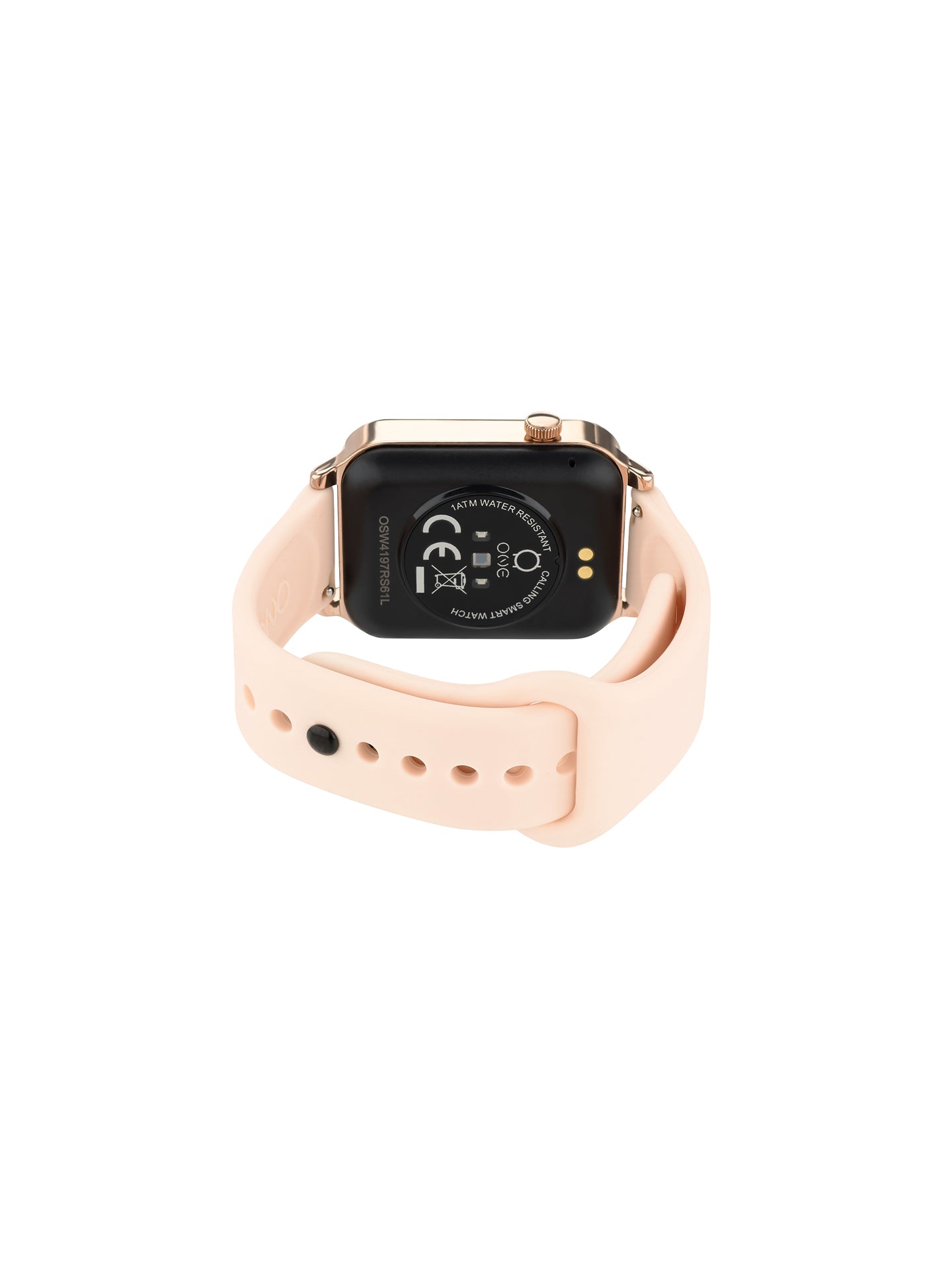 Montre connectée One Frame Or rose Silicone