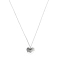 One Neckmess Heart Big Silver Necklace