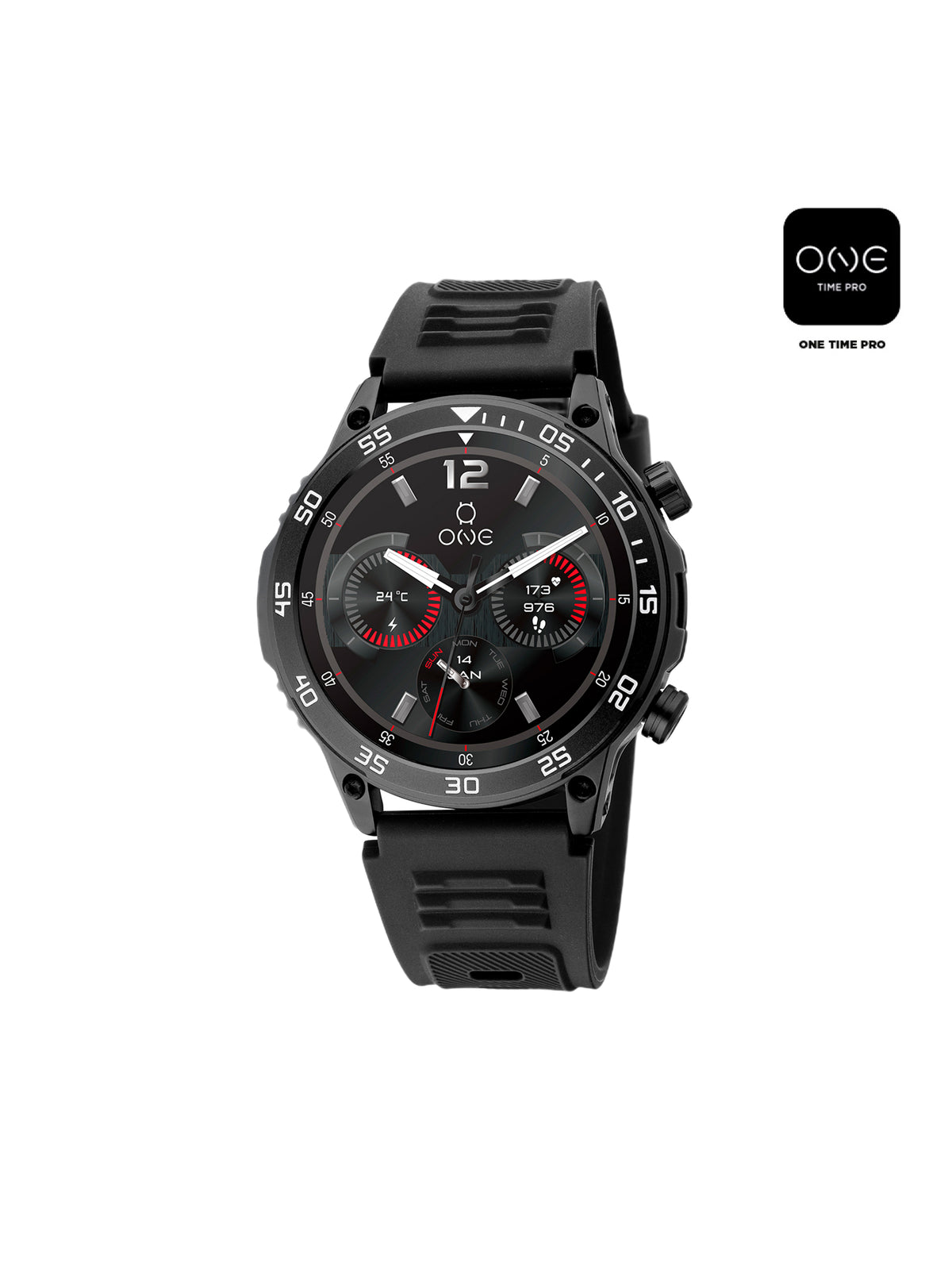 Smartwatch One para hombre SportyCall Negro