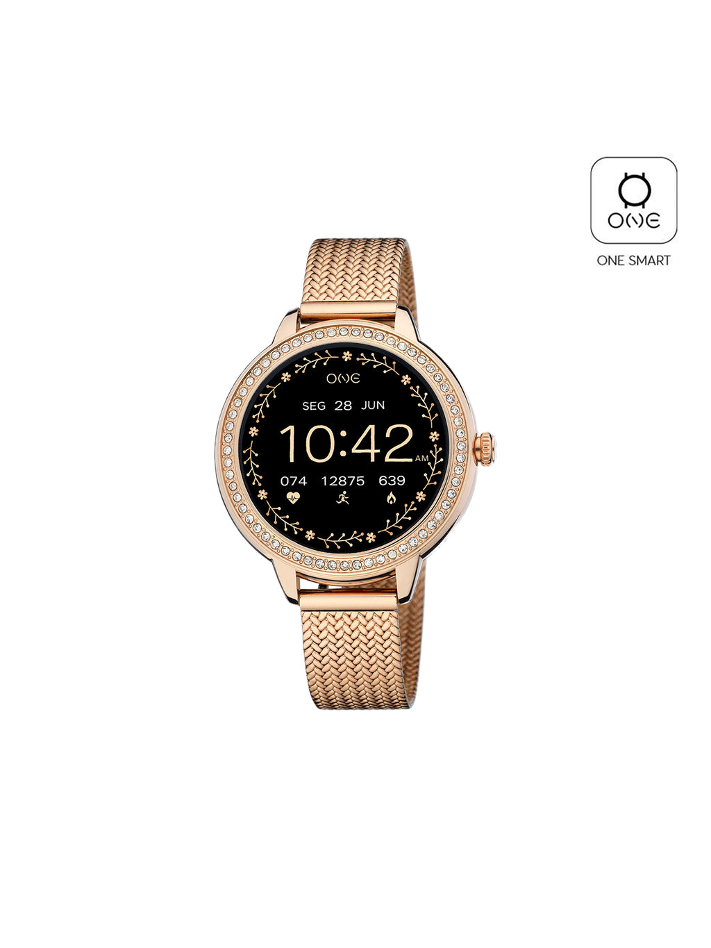 Montre connectée One Mini Spark Or rose