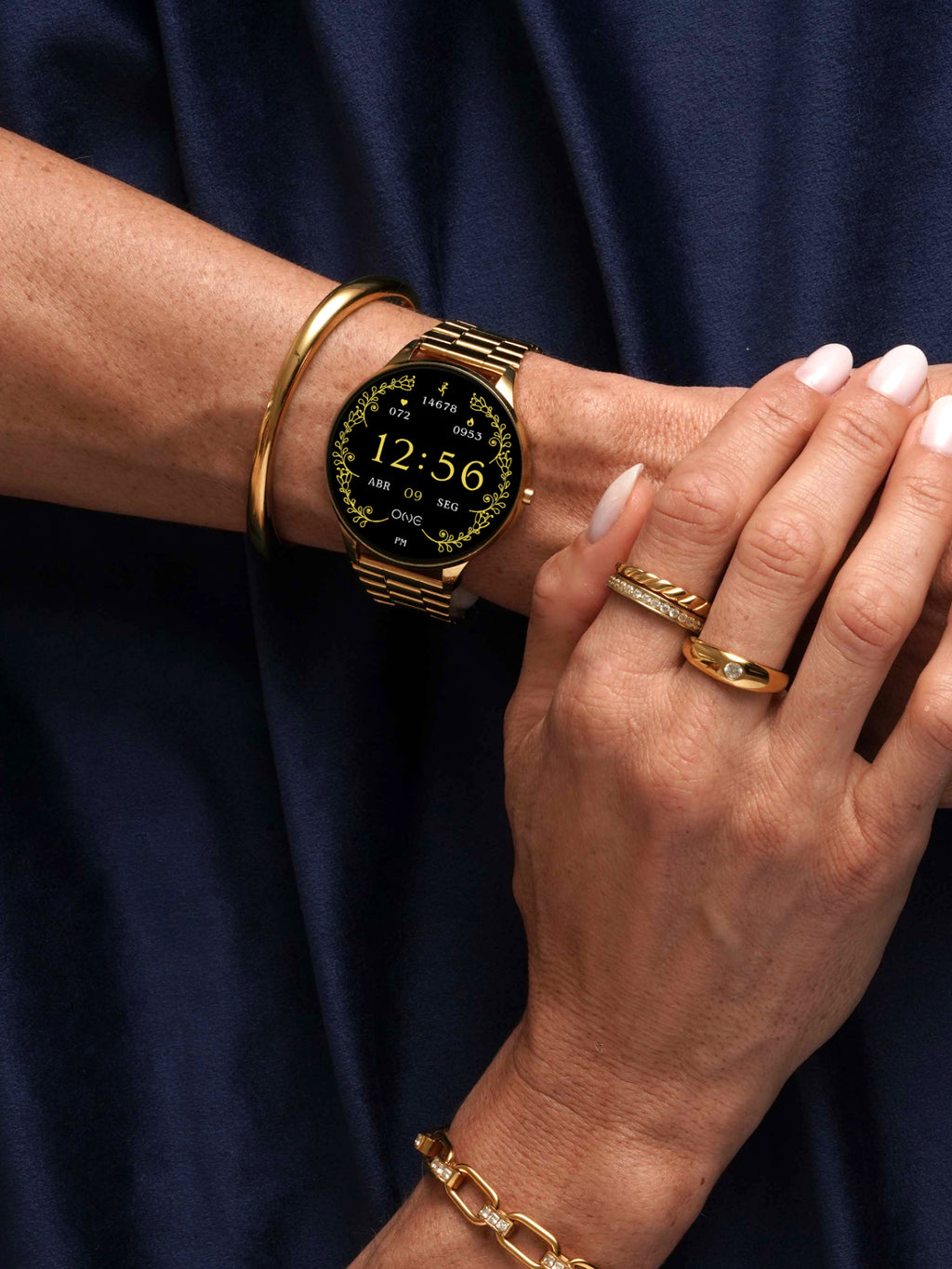 Smartwatch One Slim Fine Gold Links