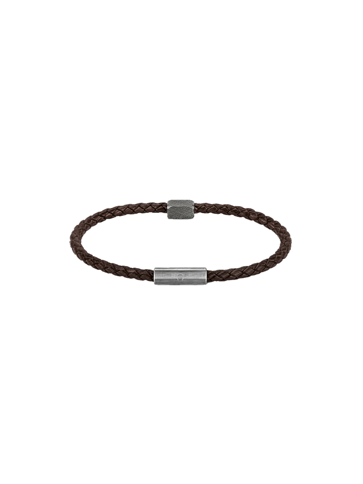 Pulseira One Men Core Brown Dark Gray Textured