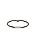 Pulseira One Men Core Brown Dark Gray Textured
