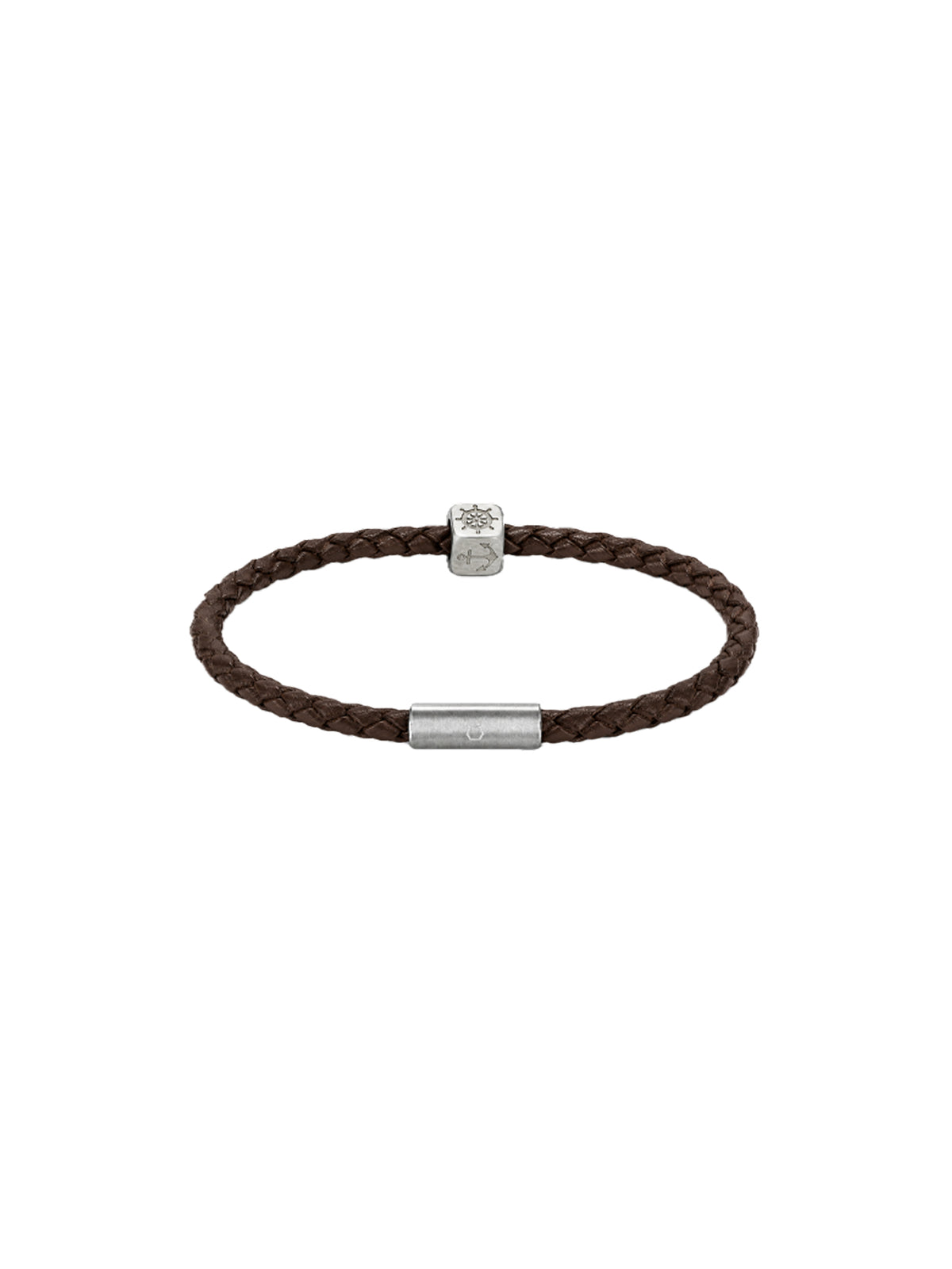 Pulseira One Men Core Brown Silver Explorer