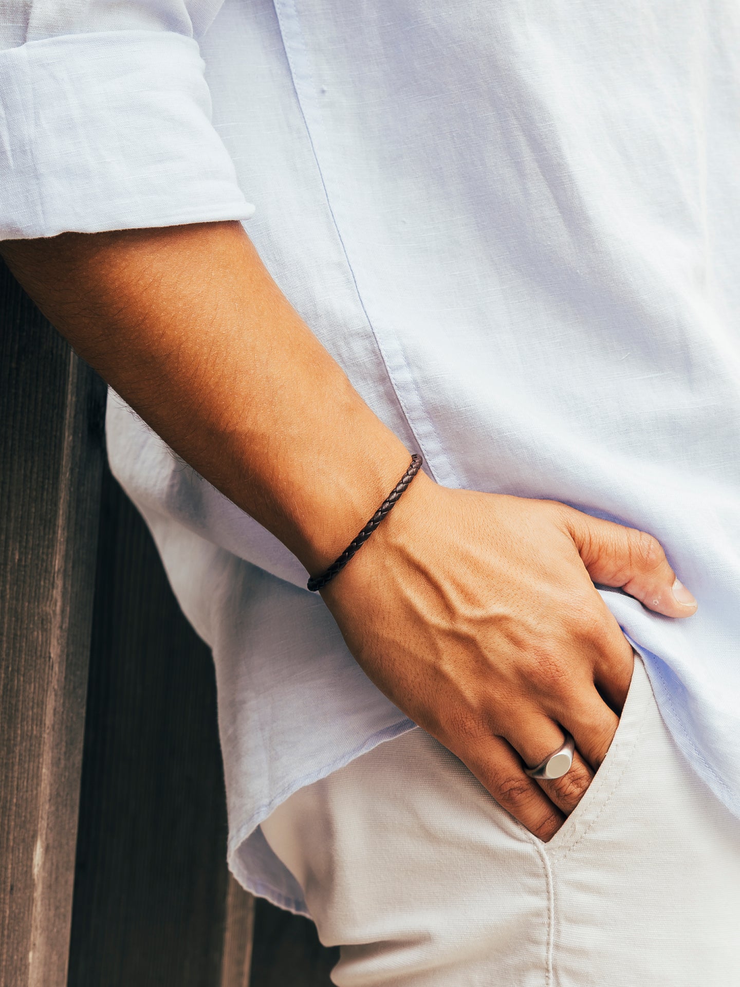 Pulseira One Men Core Brown - OAMB5109LC