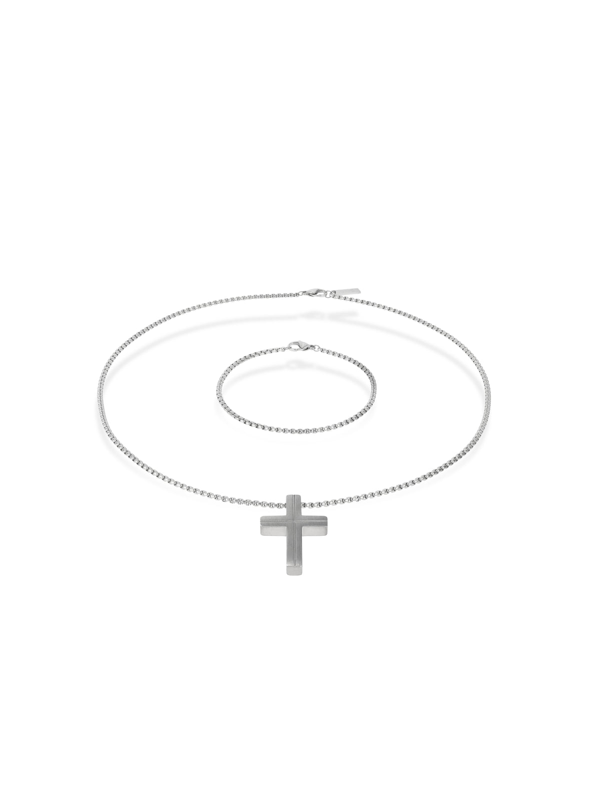 Colar 2 em 1 One Men Crossed - OAMN3203SS