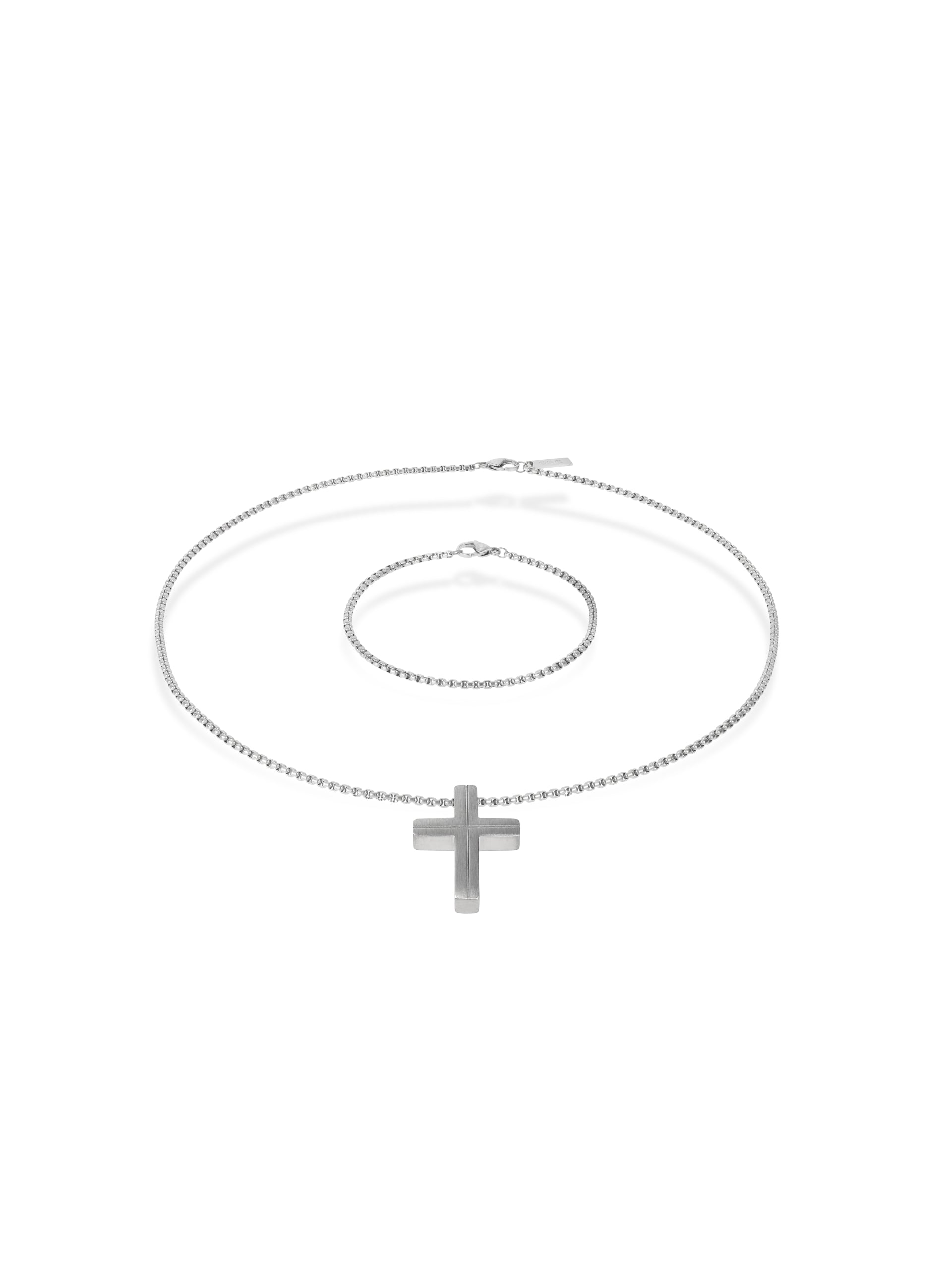Colar 2 em 1 One Men Crossed - OAMN3203SS