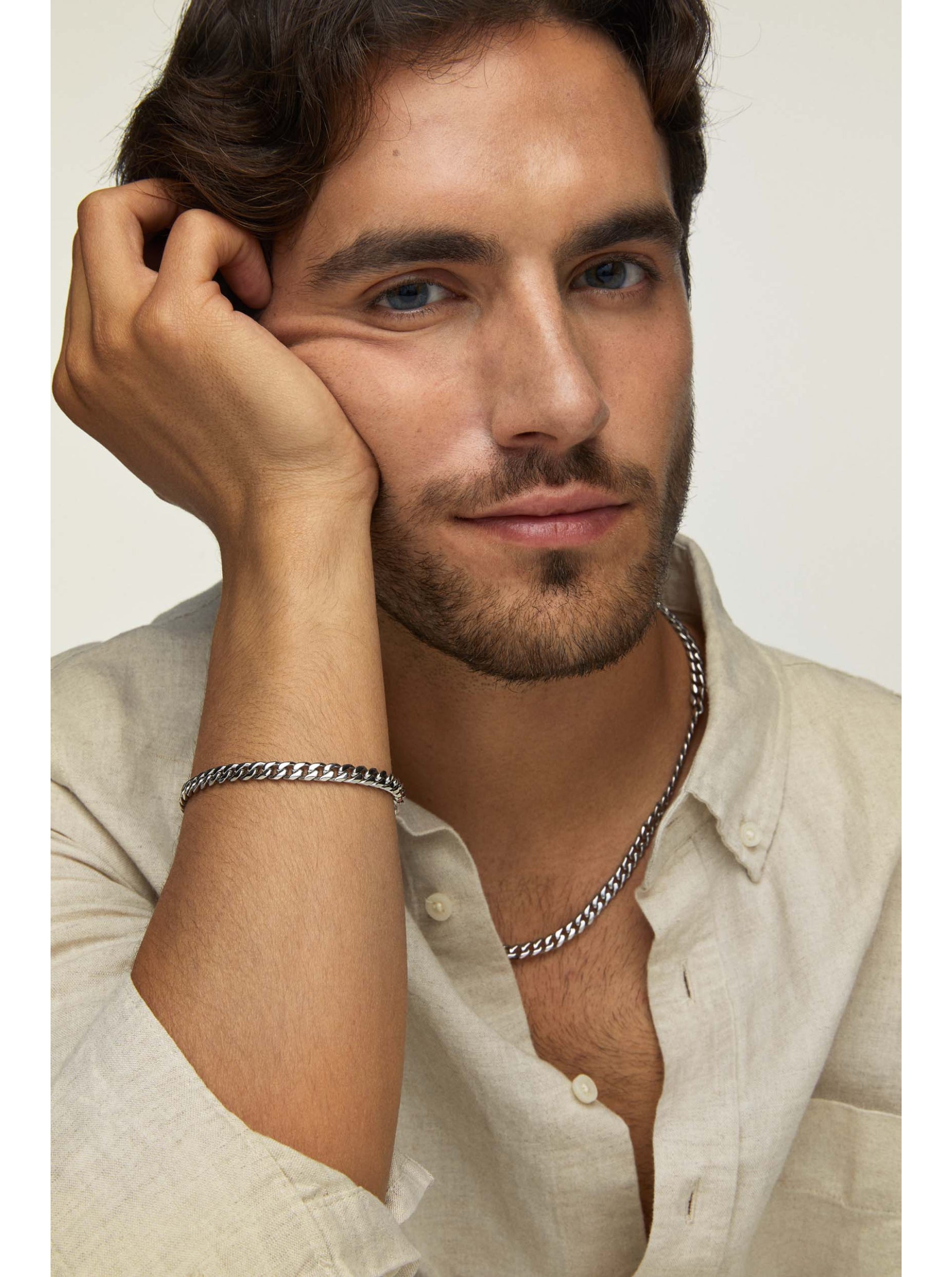 Colar 2 em 1 One Men Sandy - OAMN3205SS