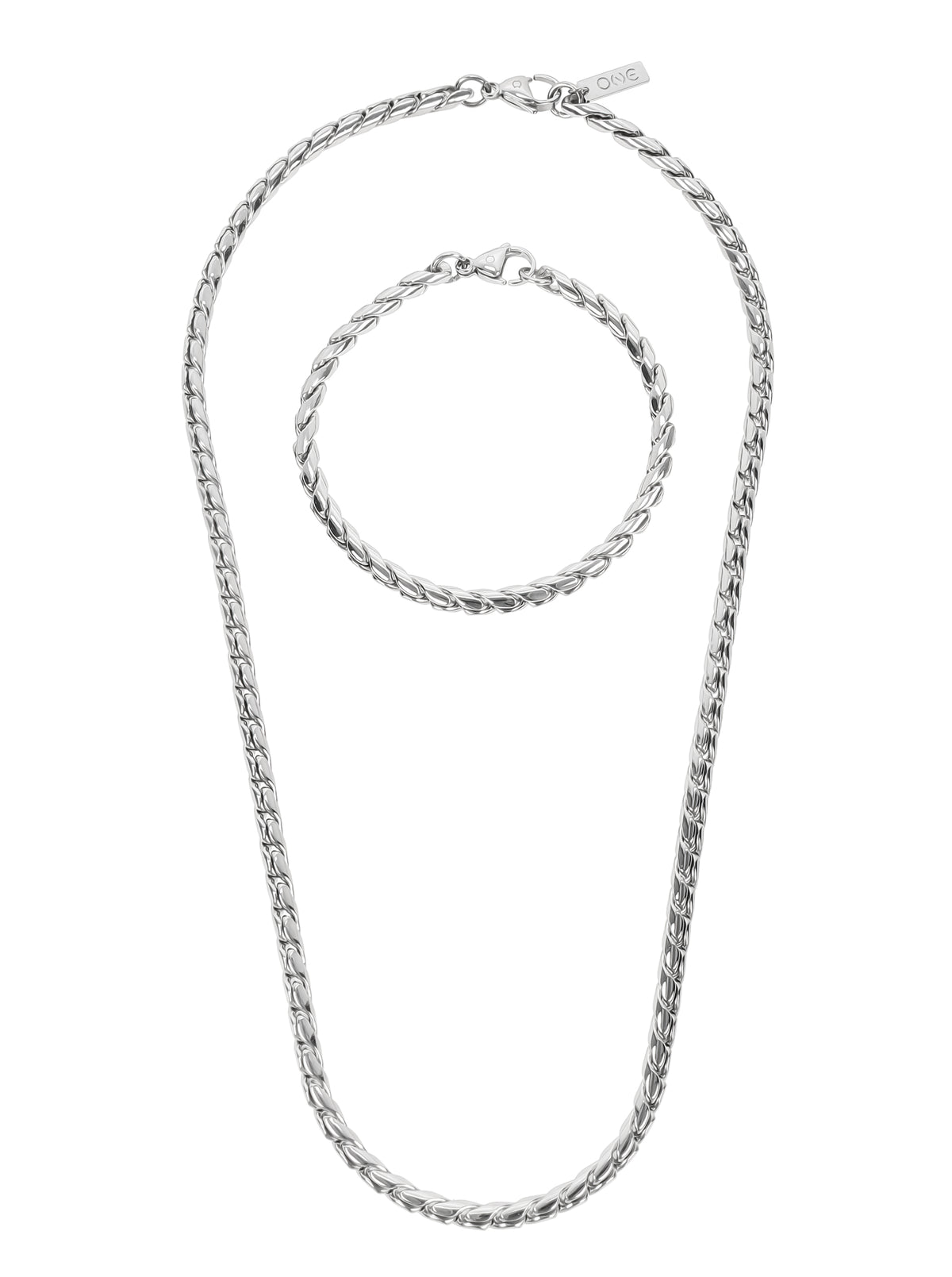 Colar 2 em 1 One Men Timeless Steel - OAMN4101SS