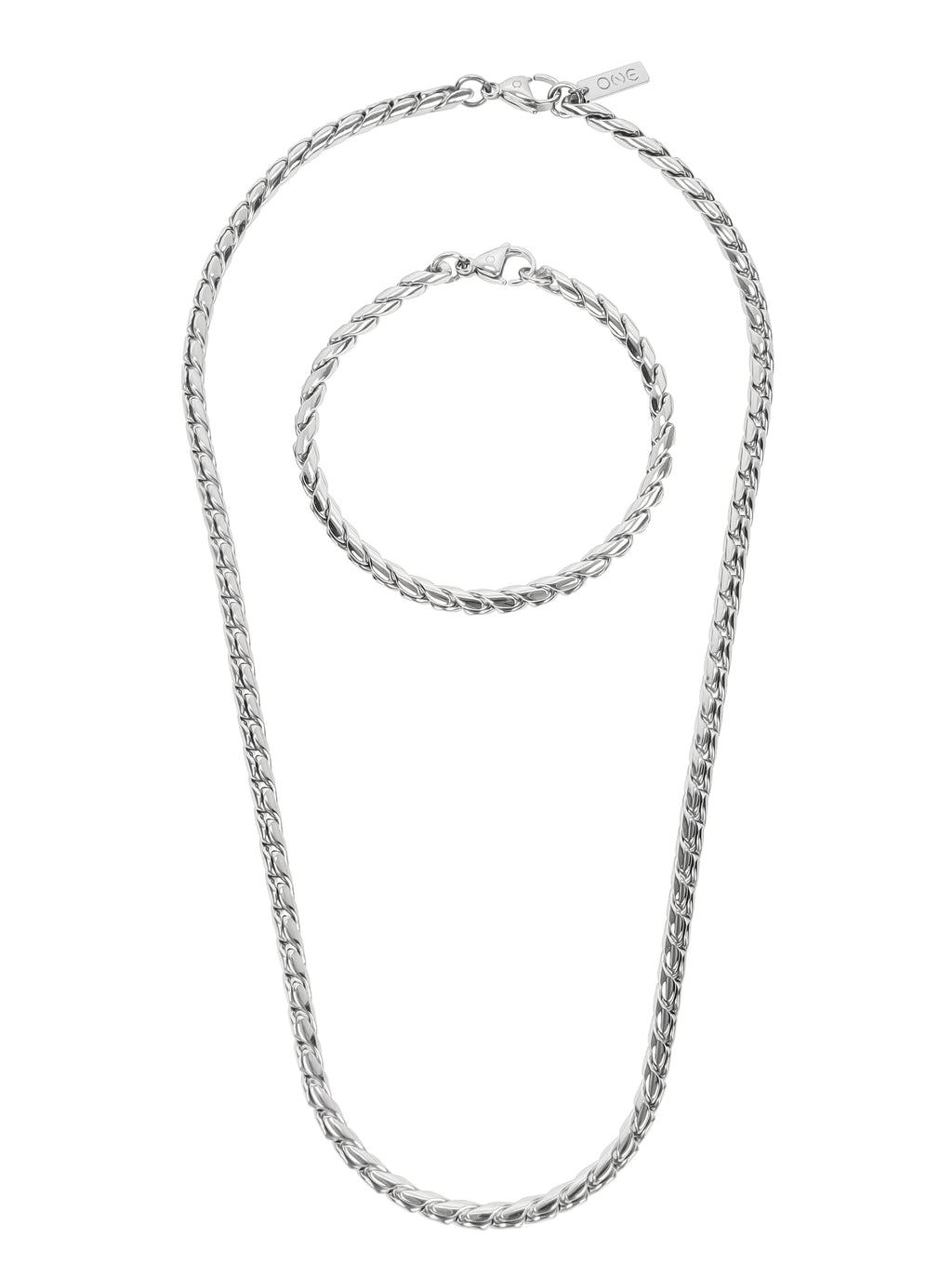 Colar 2 em 1 One Men Timeless Steel - OAMN4101SS