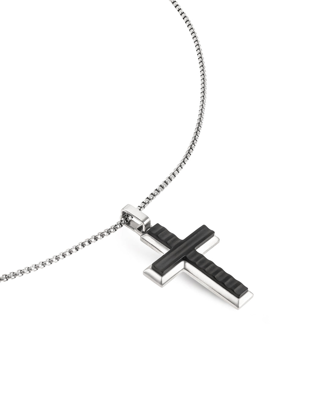 Colar One Men Onyx Steel - OAMN4106SS