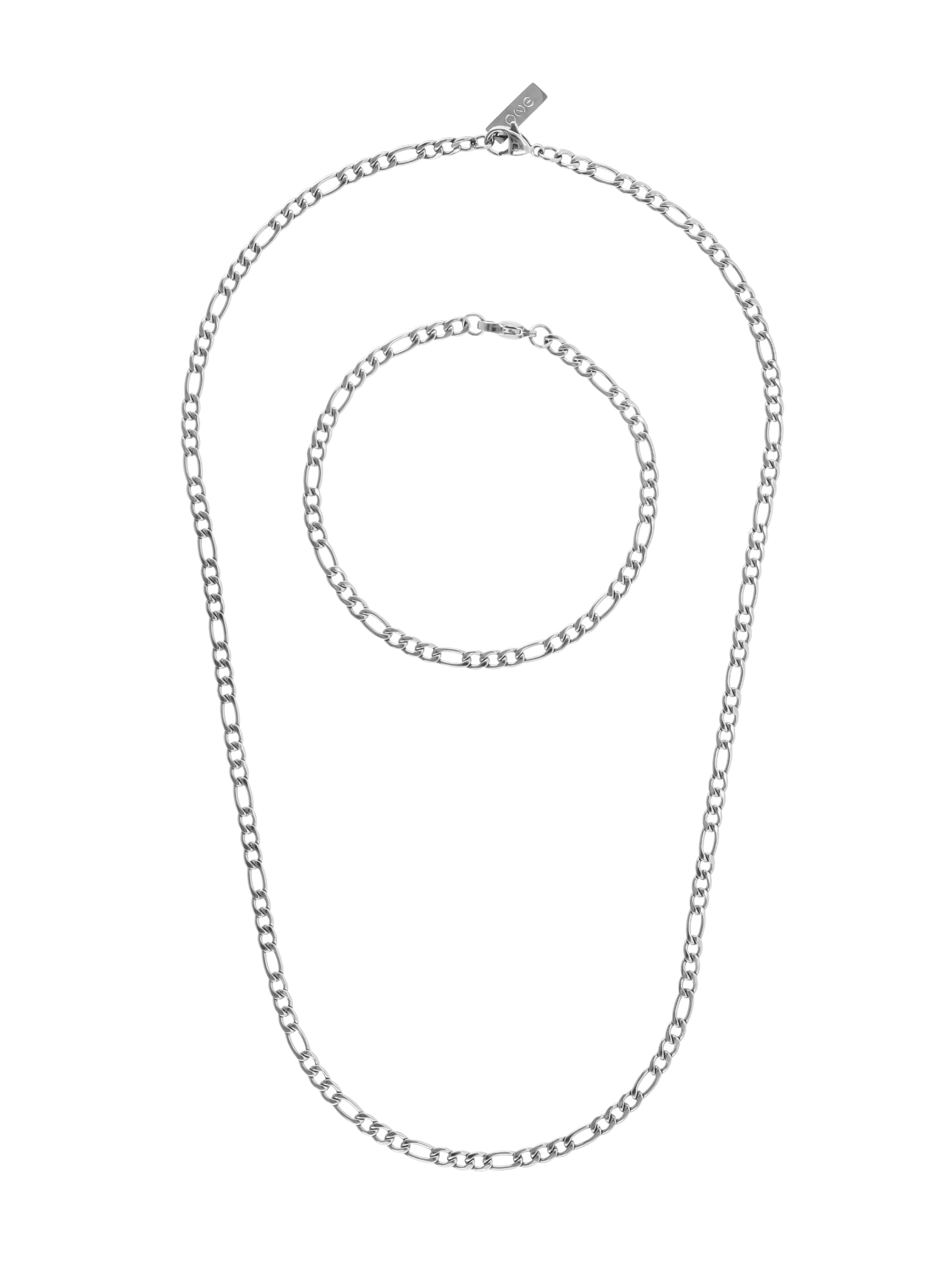 Colar 2 em 1 One Men Solid Steel - OAMN4203SS