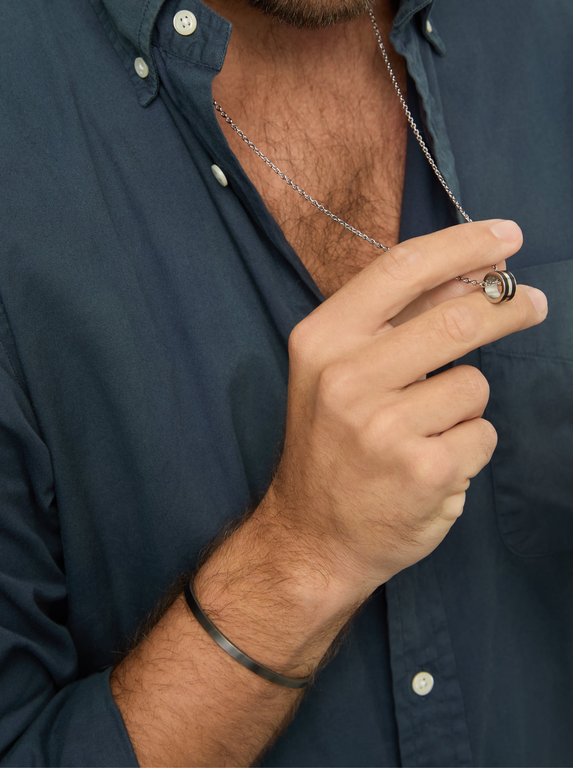 Colar One Men Alliance Steel - OAMN4204SS