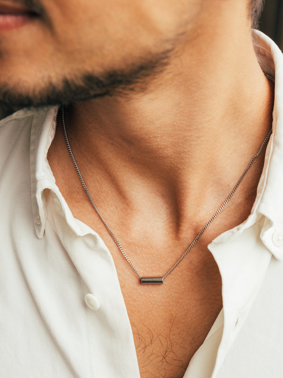 Colar One Men Axis Steel - OAMN5106SS