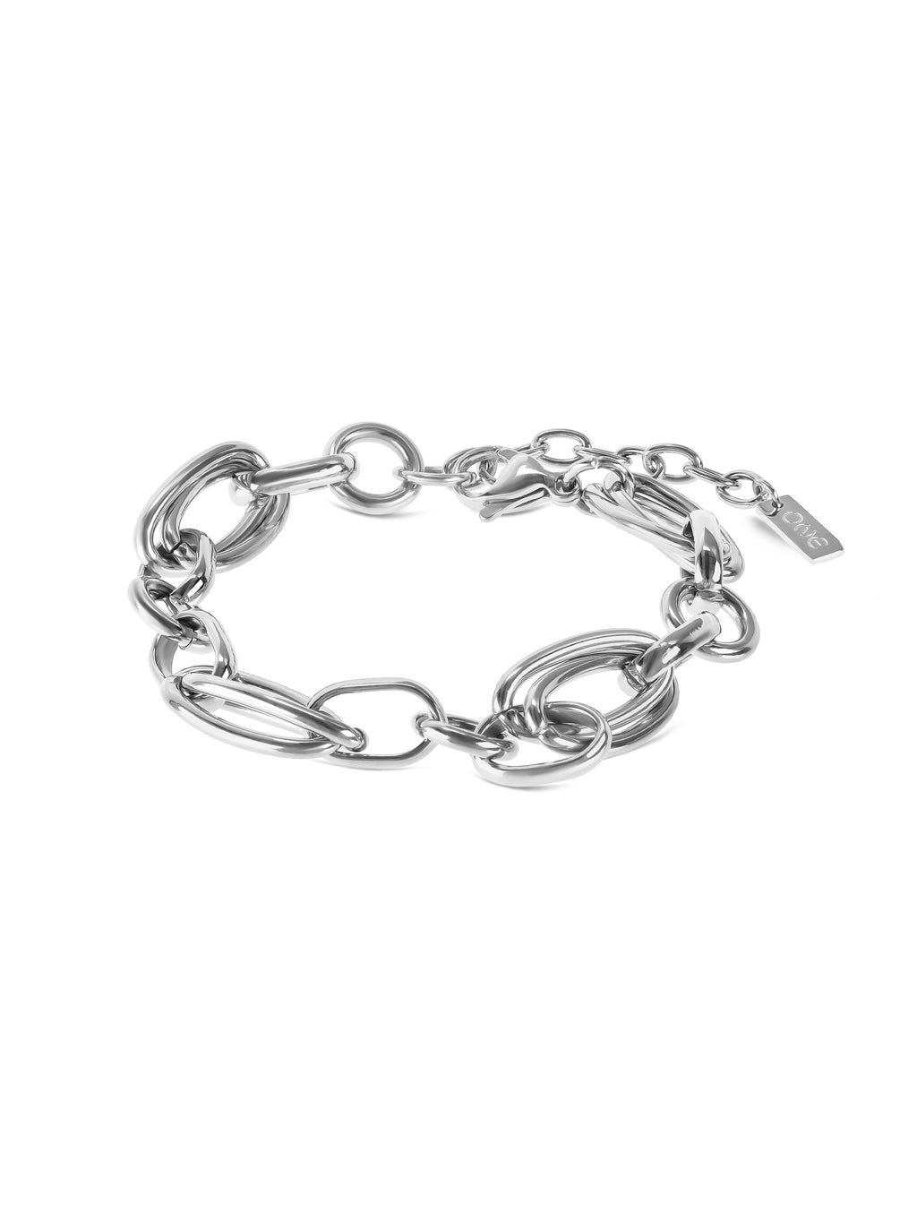 Pulseira One Luminous Solid Silver