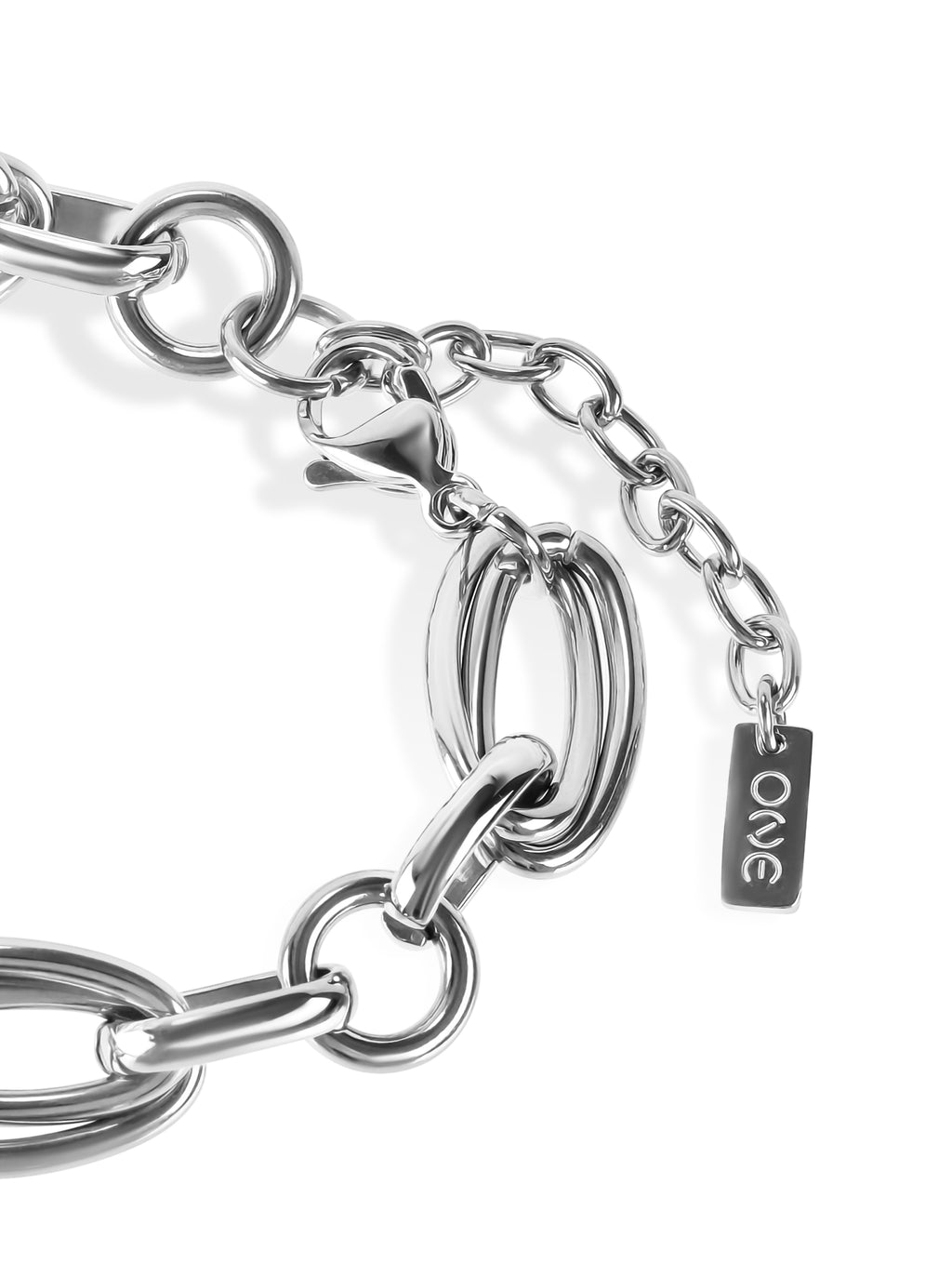 Pulseira One Luminous Solid Silver