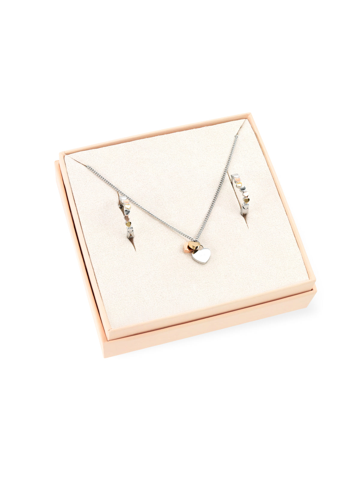 Set Colar & Brincos One Crazy Heart - OJBCH01T
