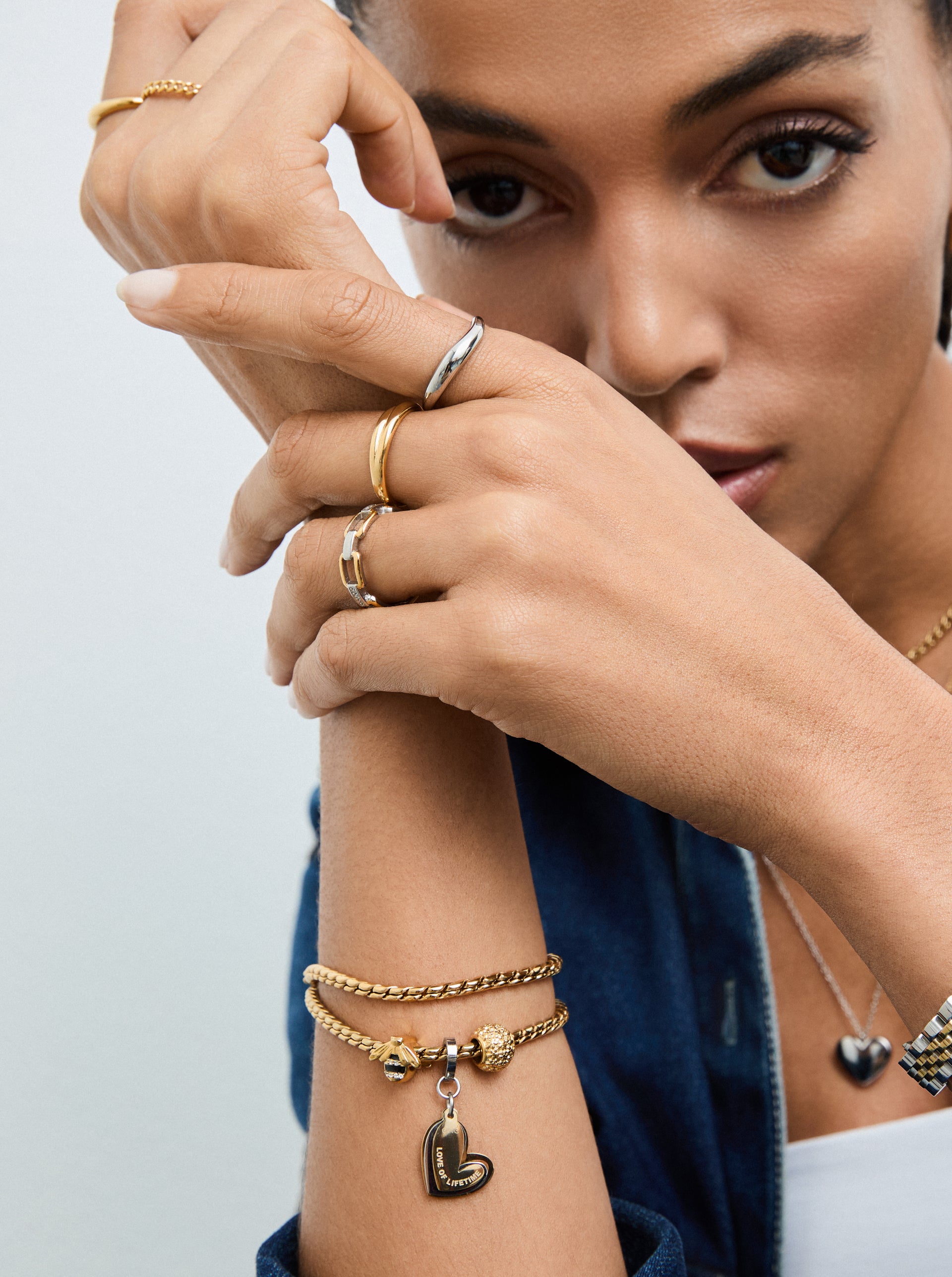 Pulseira One Master Twisted Gold - OJBMT01G