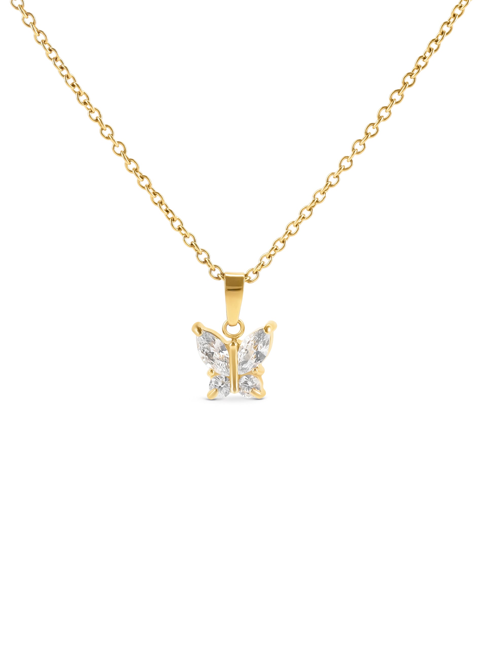 Colar One Butterfly Crystal - OJBN03G