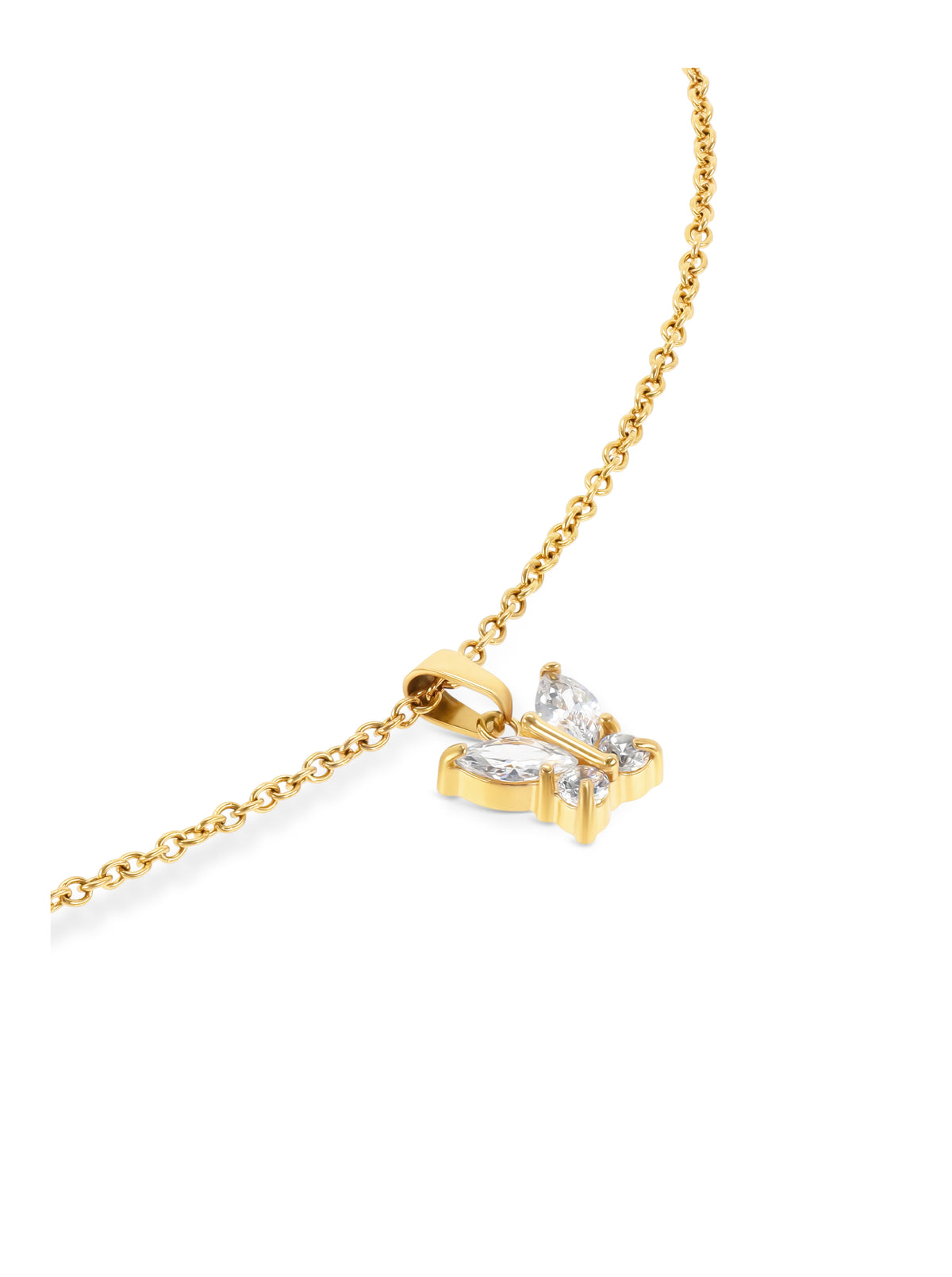 Colar One Butterfly Crystal - OJBN03G