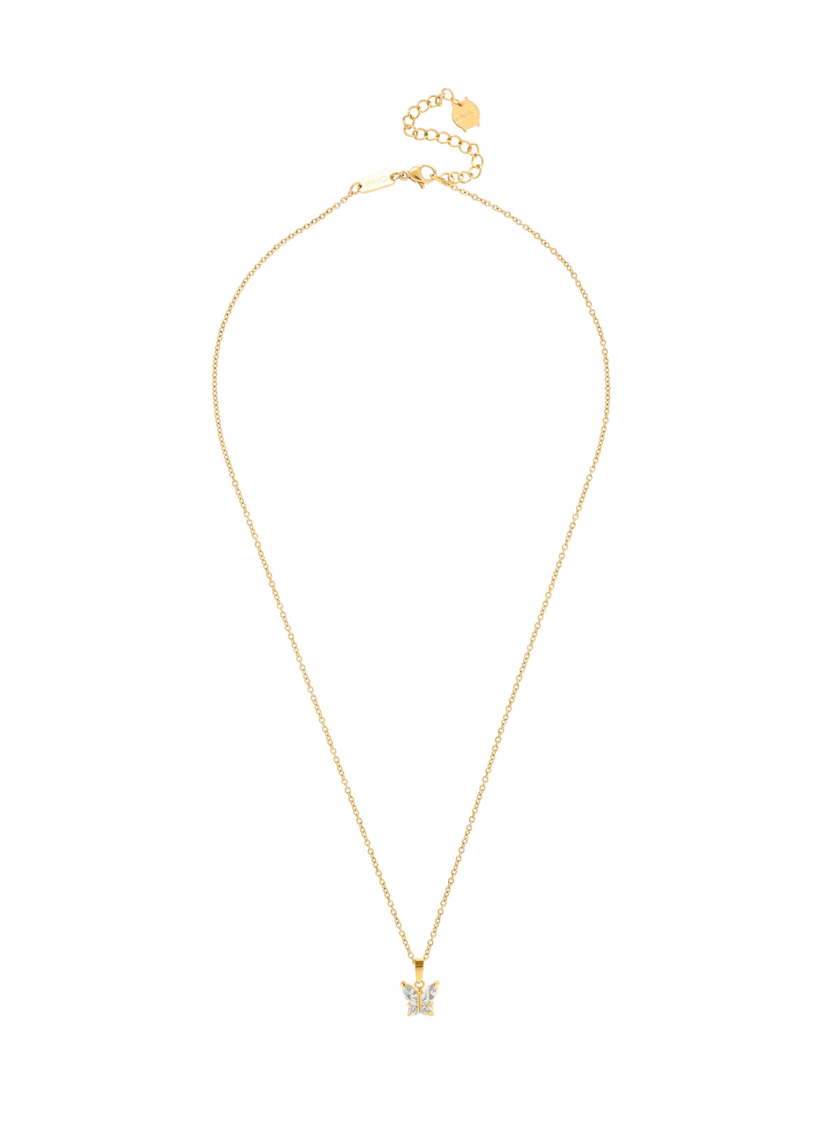 Colar One Butterfly Crystal - OJBN03G