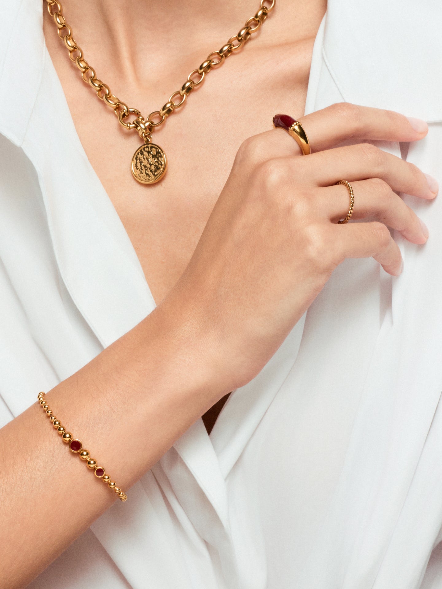 Anel One Bold 11 Gold - OJBR11G