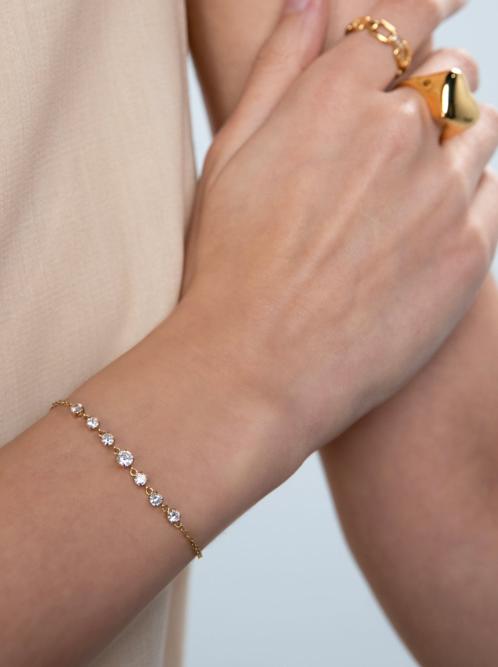 Pulseira One Contrast Crystal - OJCB03Y