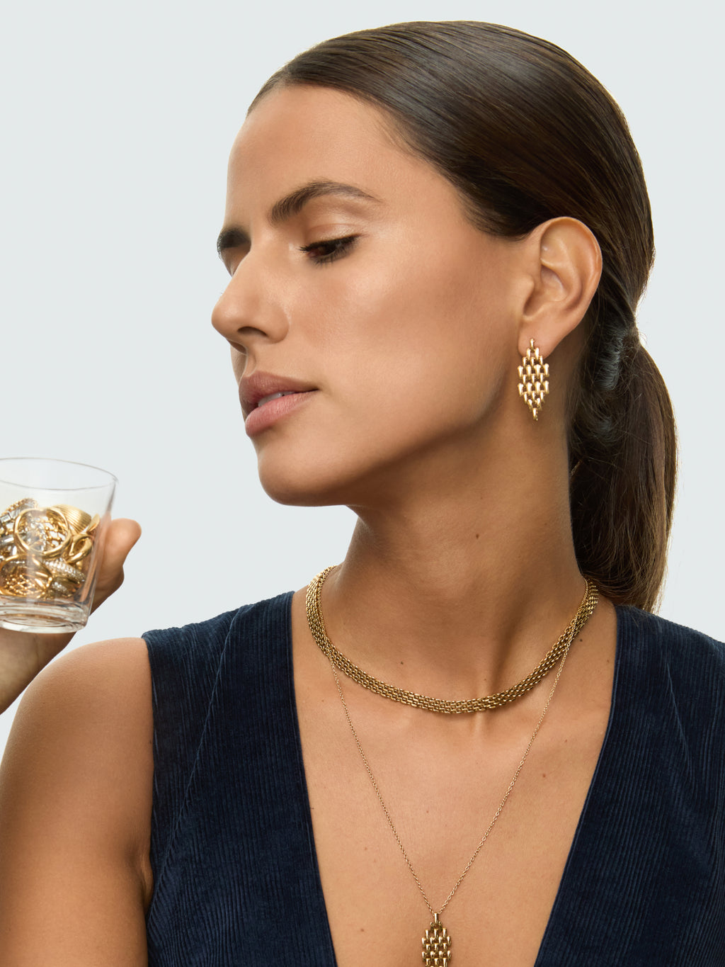 Brincos One Charming Long - OJCE01D