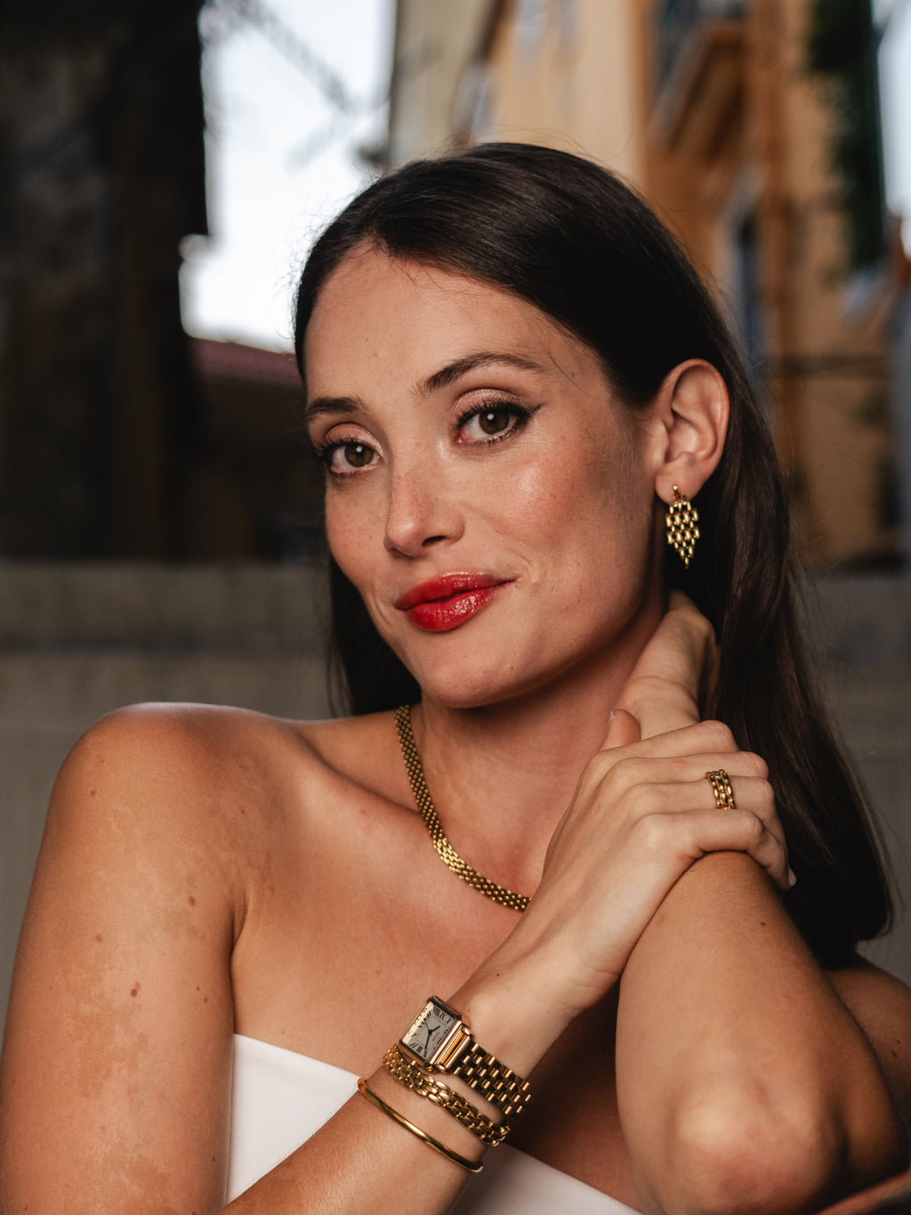 Brincos One Charming Long - OJCE01D