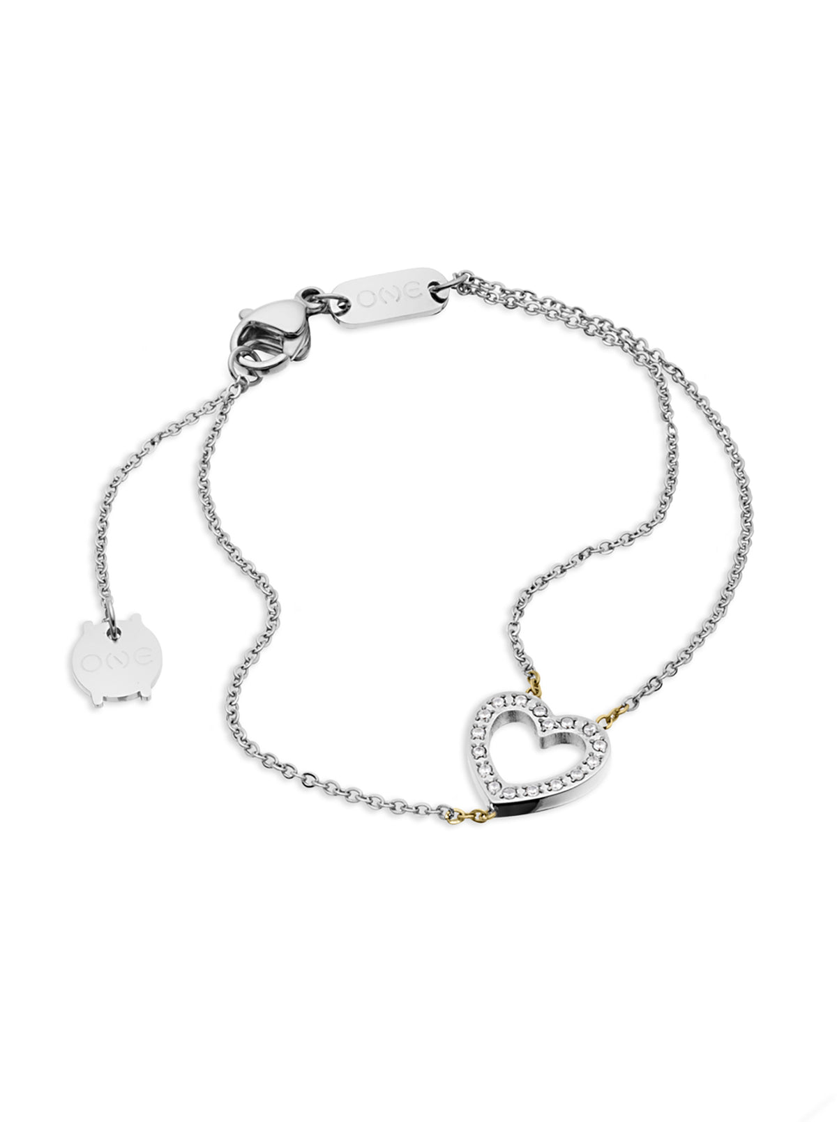 Pulseira One Crush Double - OJCHB01SG
