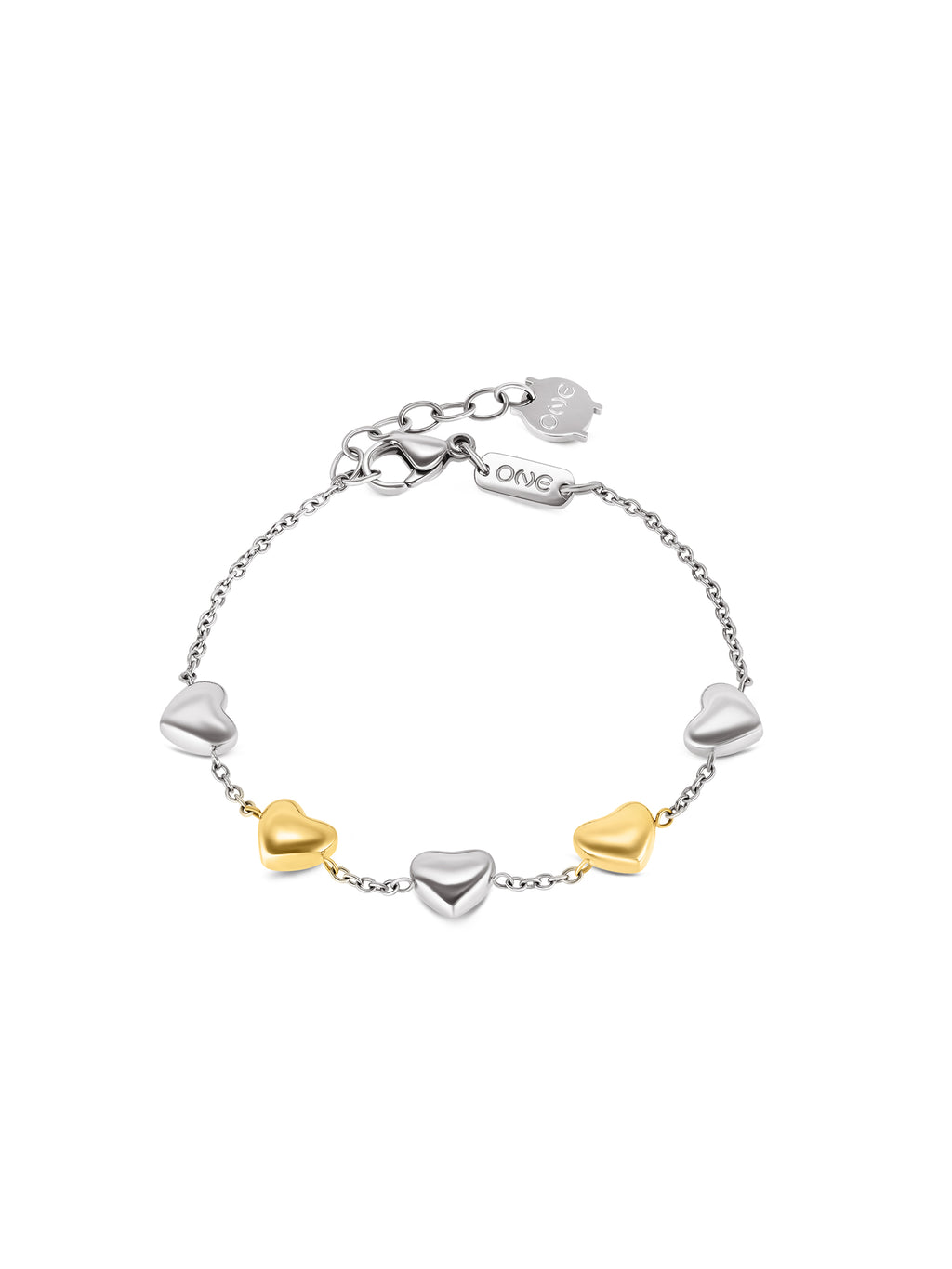 Pulseira One Crazy Heart Embrace - OJCHB03T