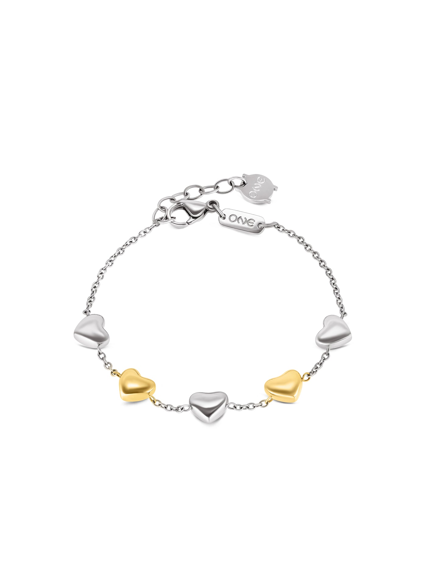 Pulseira One Crazy Heart Embrace - OJCHB03T