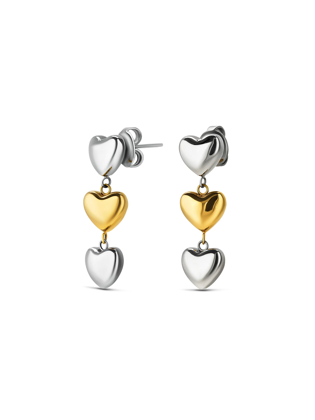 Brincos One Crazy Heart Embrace - OJCHE04T