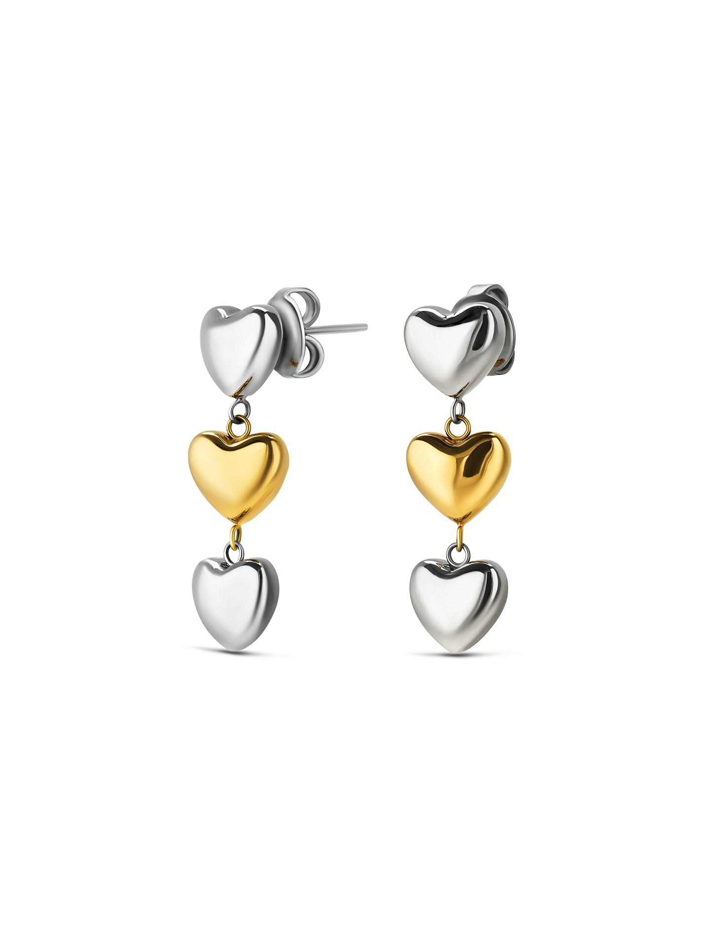 Brincos One Crazy Heart Embrace - OJCHE04T