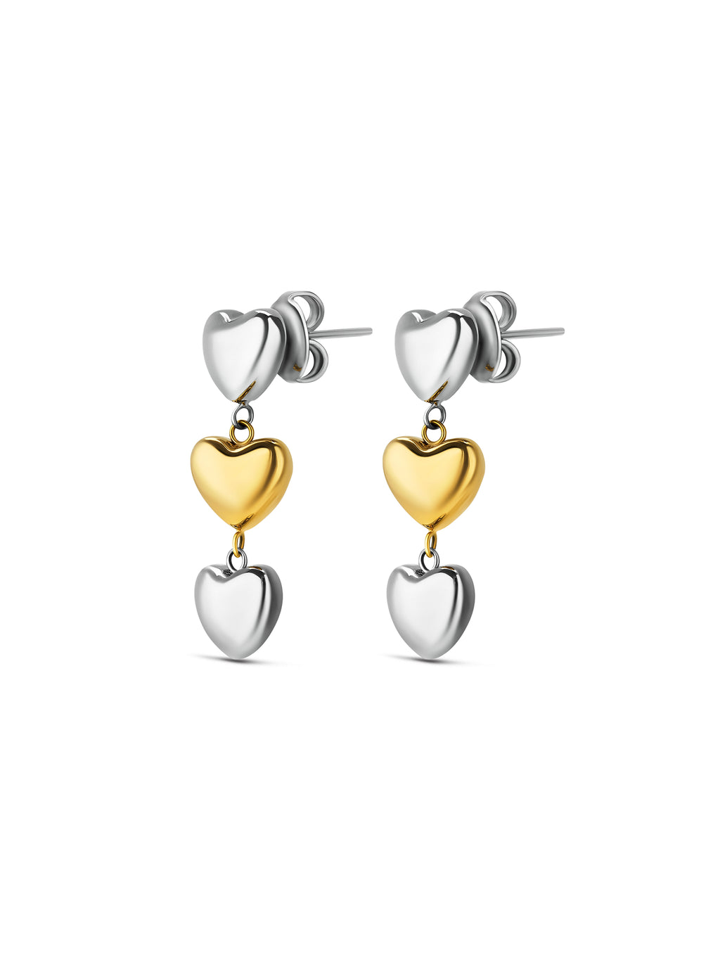 Brincos One Crazy Heart Embrace - OJCHE04T