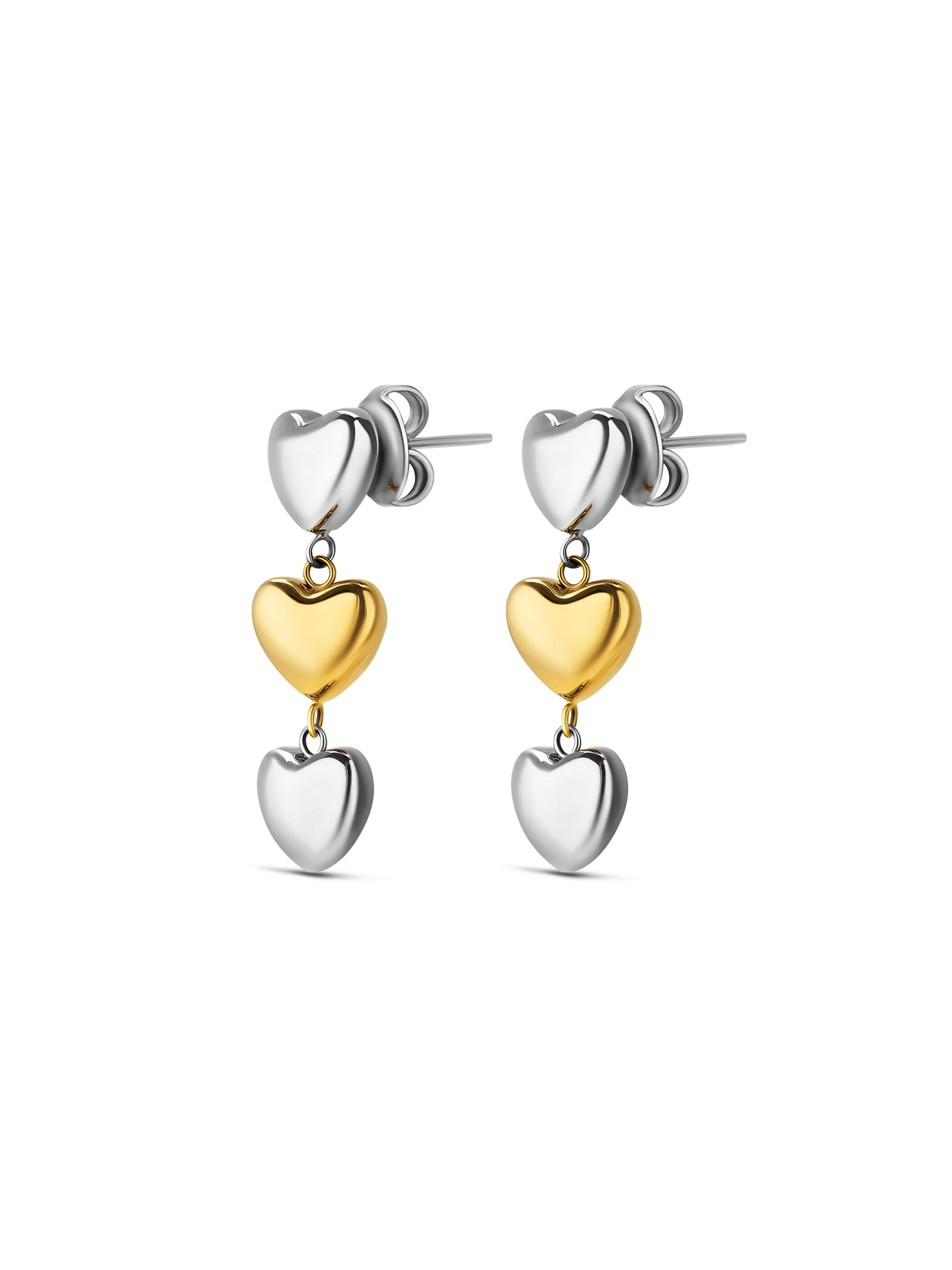 Brincos One Crazy Heart Embrace - OJCHE04T