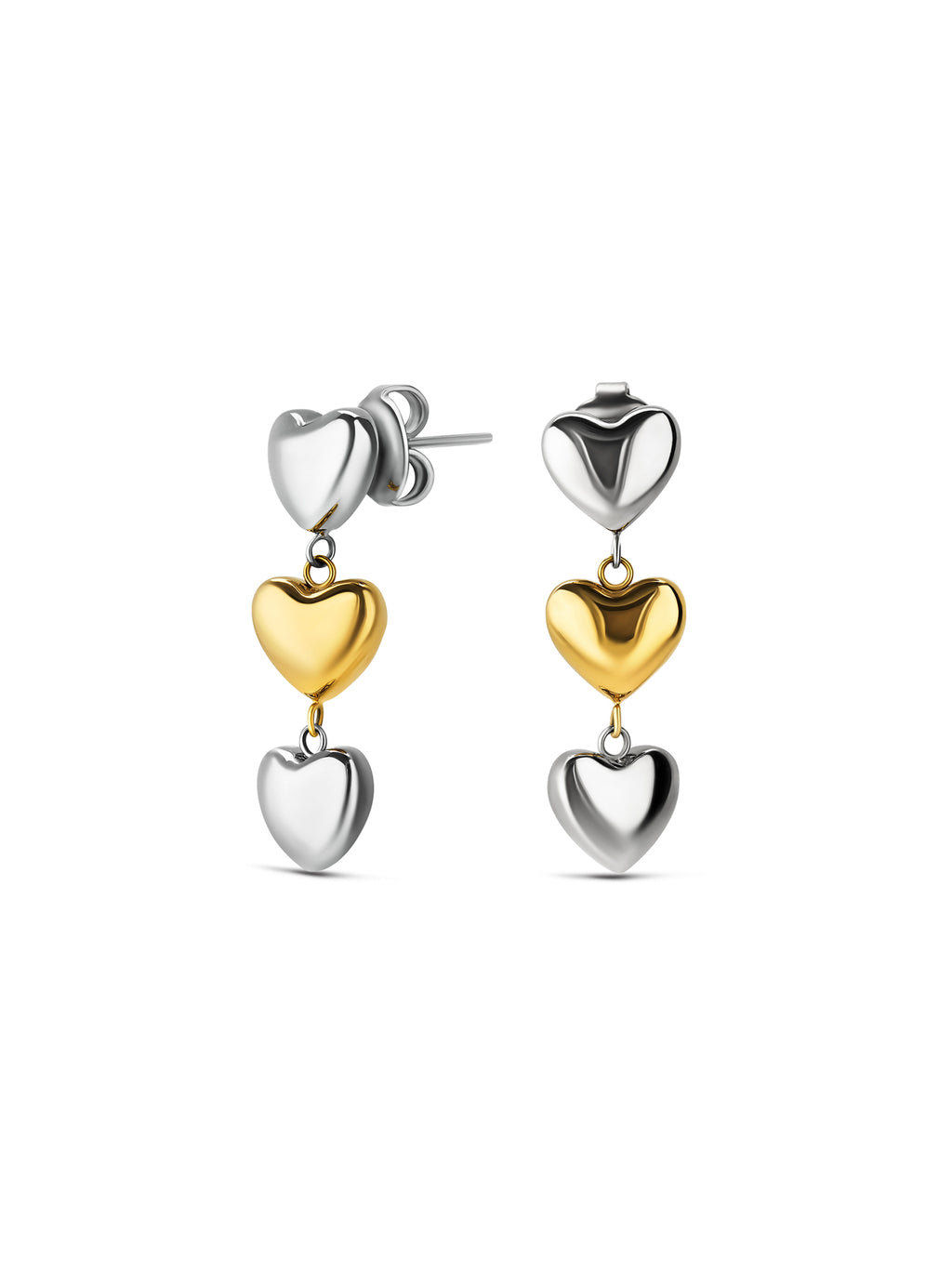 Brincos One Crazy Heart Embrace - OJCHE04T