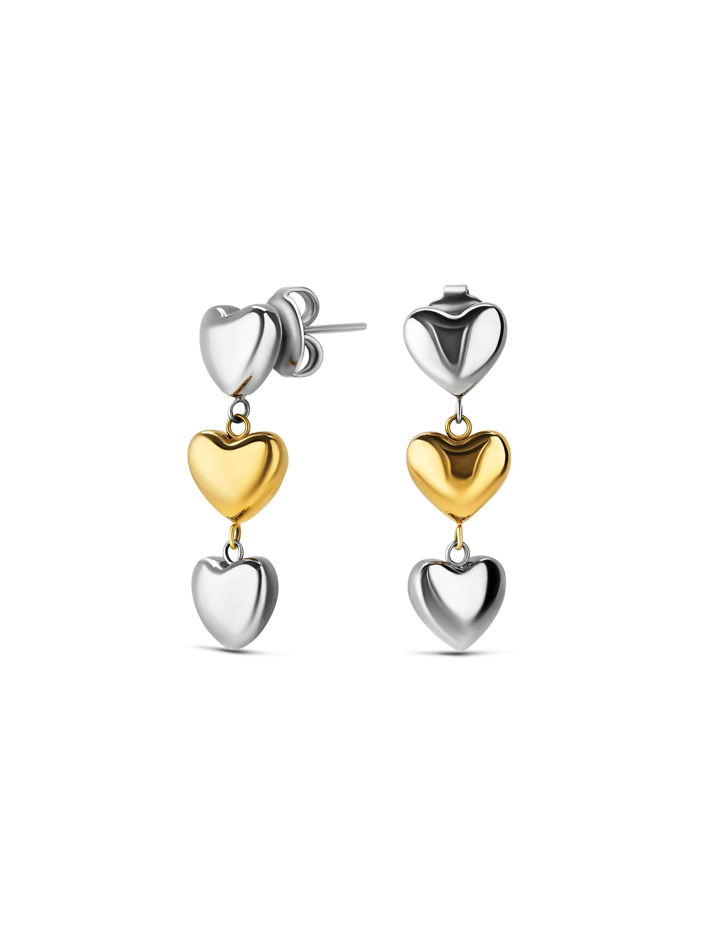 Brincos One Crazy Heart Embrace - OJCHE04T