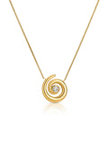 Colar One Senhora Chess Spiral Gold - OJCHN01G