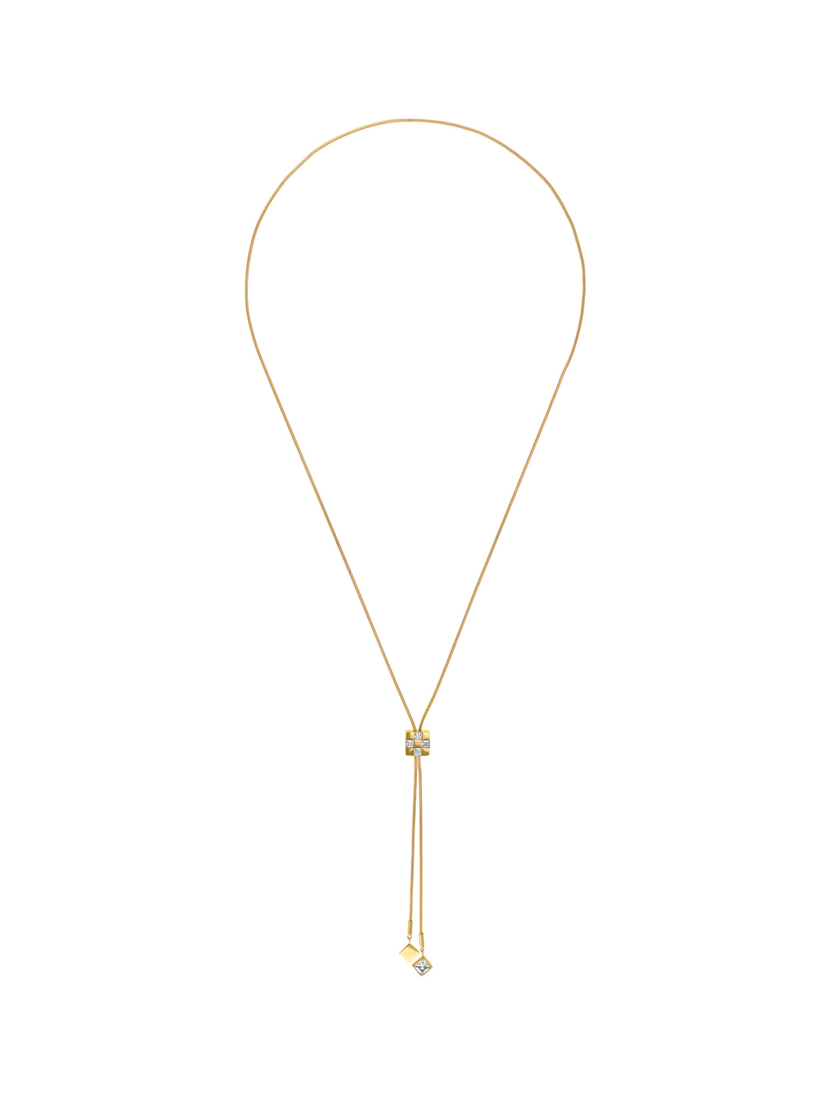Colar One Senhora Chess Long Gold - OJCHN02G