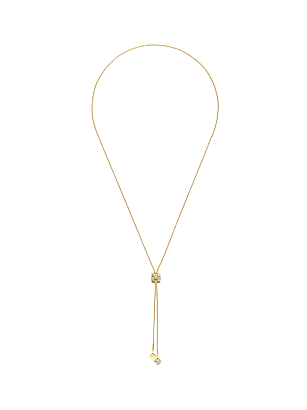 Colar One Senhora Chess Long Gold - OJCHN02G