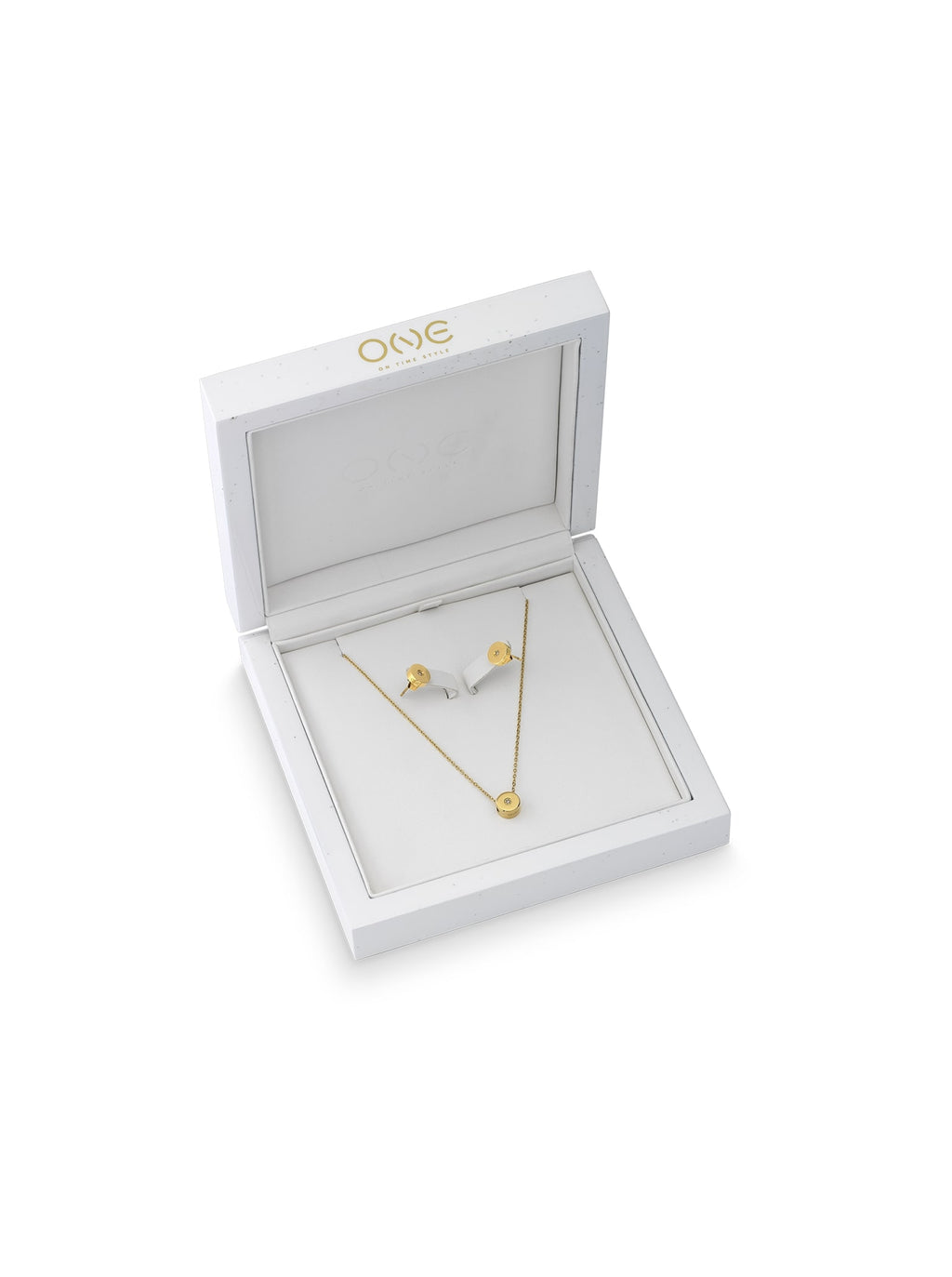 Set Colar & Brincos One Diamond - OJDEN01