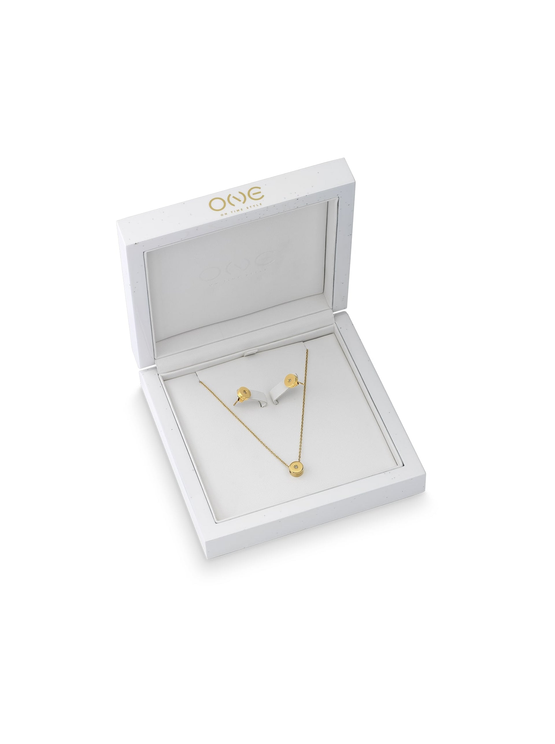 Set Colar & Brincos One Diamond - OJDEN01