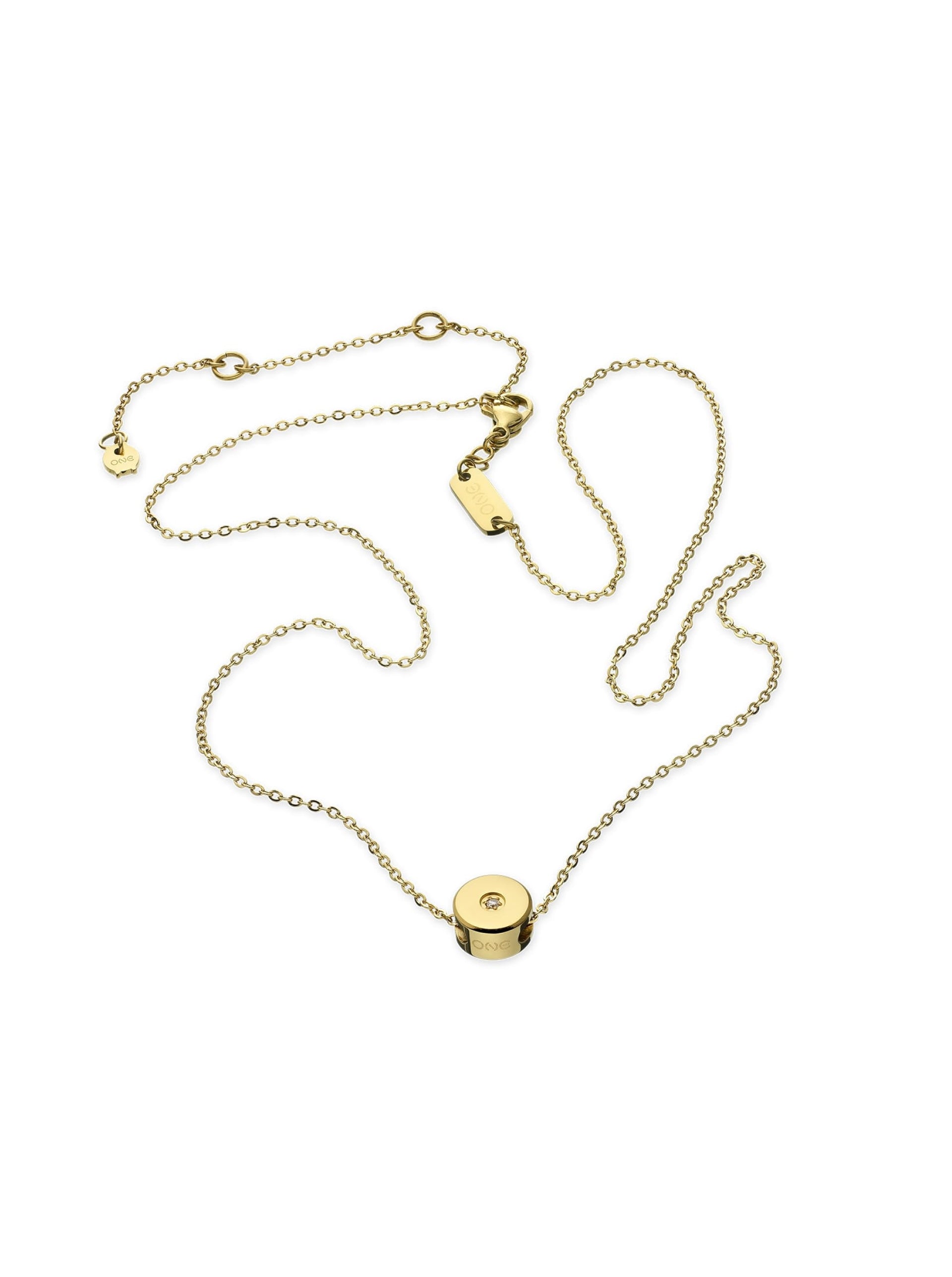 Set Colar & Brincos One Diamond - OJDEN01