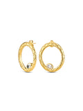 Brincos One Senhora Delightful Crystal Gold - OJDFE05G