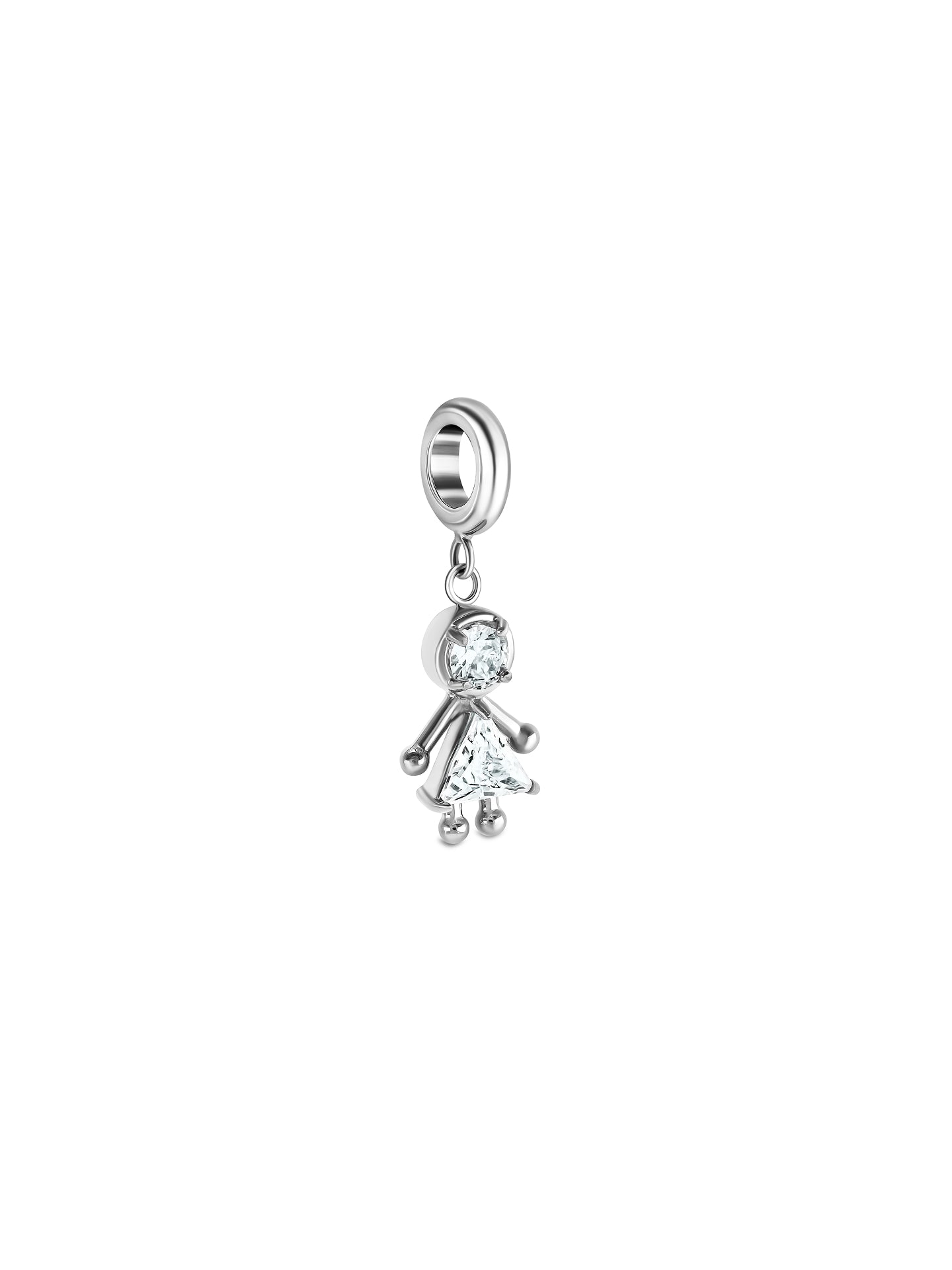 Charme One Energy Menina Cristal Silver