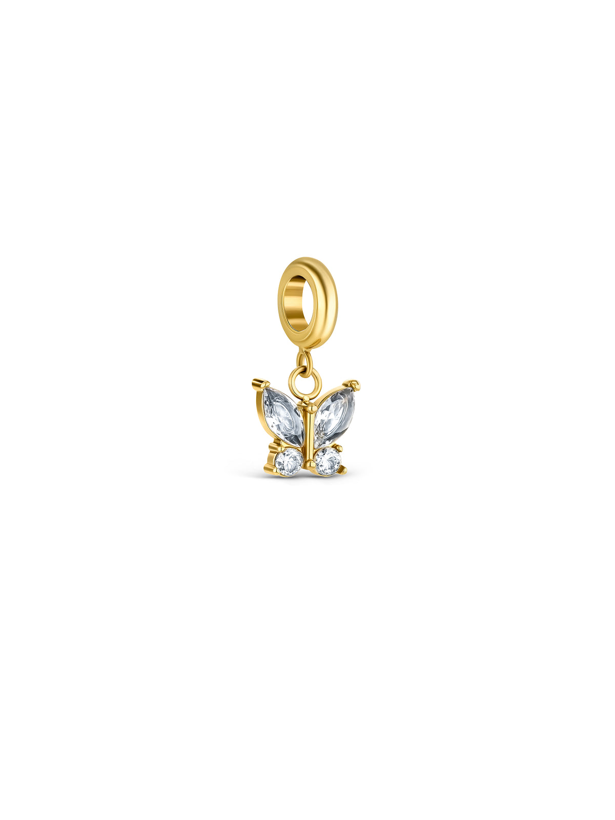 Charme One Life Butterfly Crystal Gold