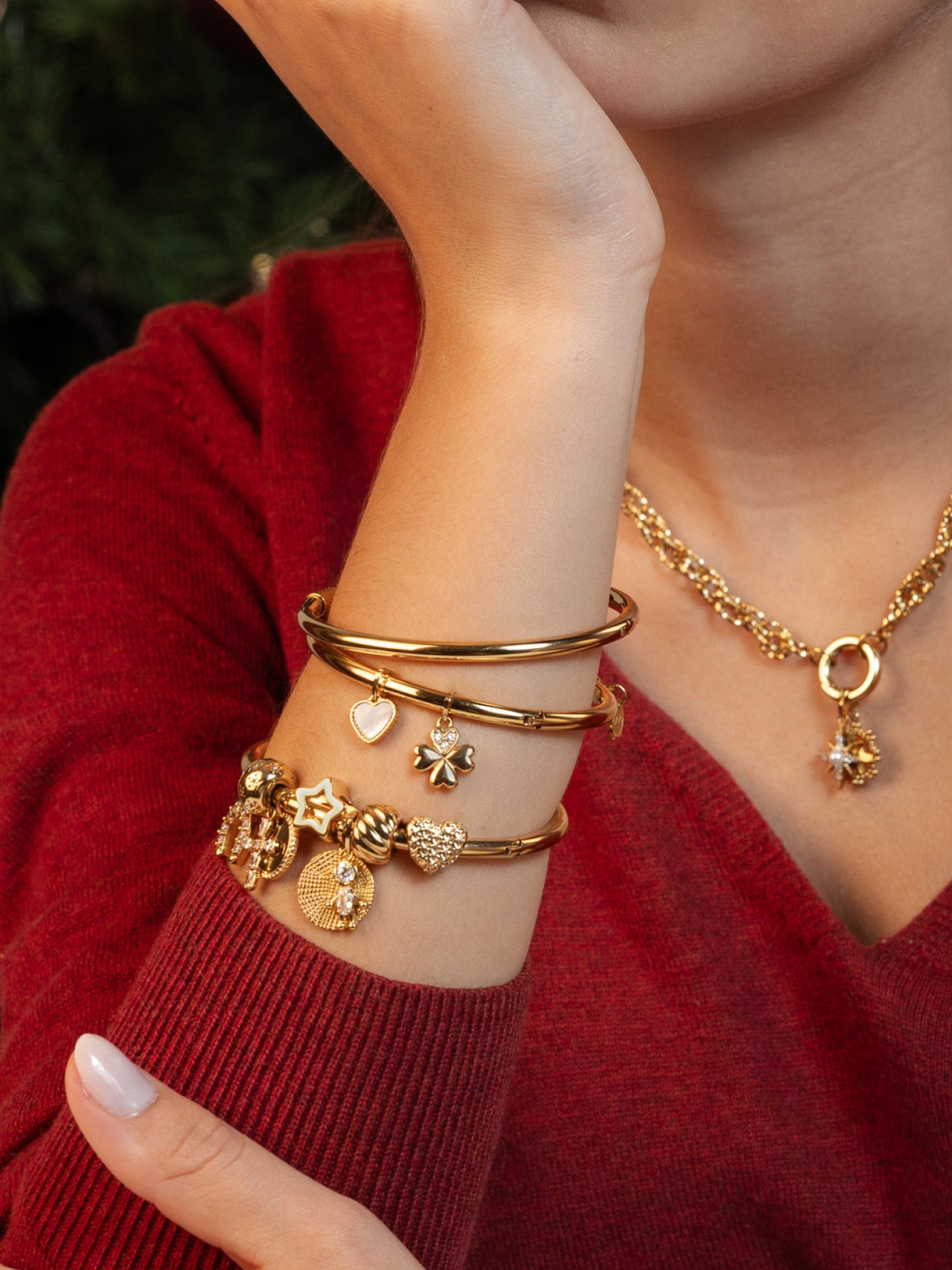 Escrava One Master Redonda Gold - OJEBM03G-M