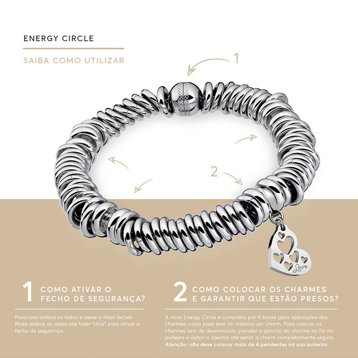 Pulseira One Master Circle - OJEBMC01