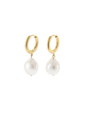 Brincos One Pearly Hoops - OJEEP07G